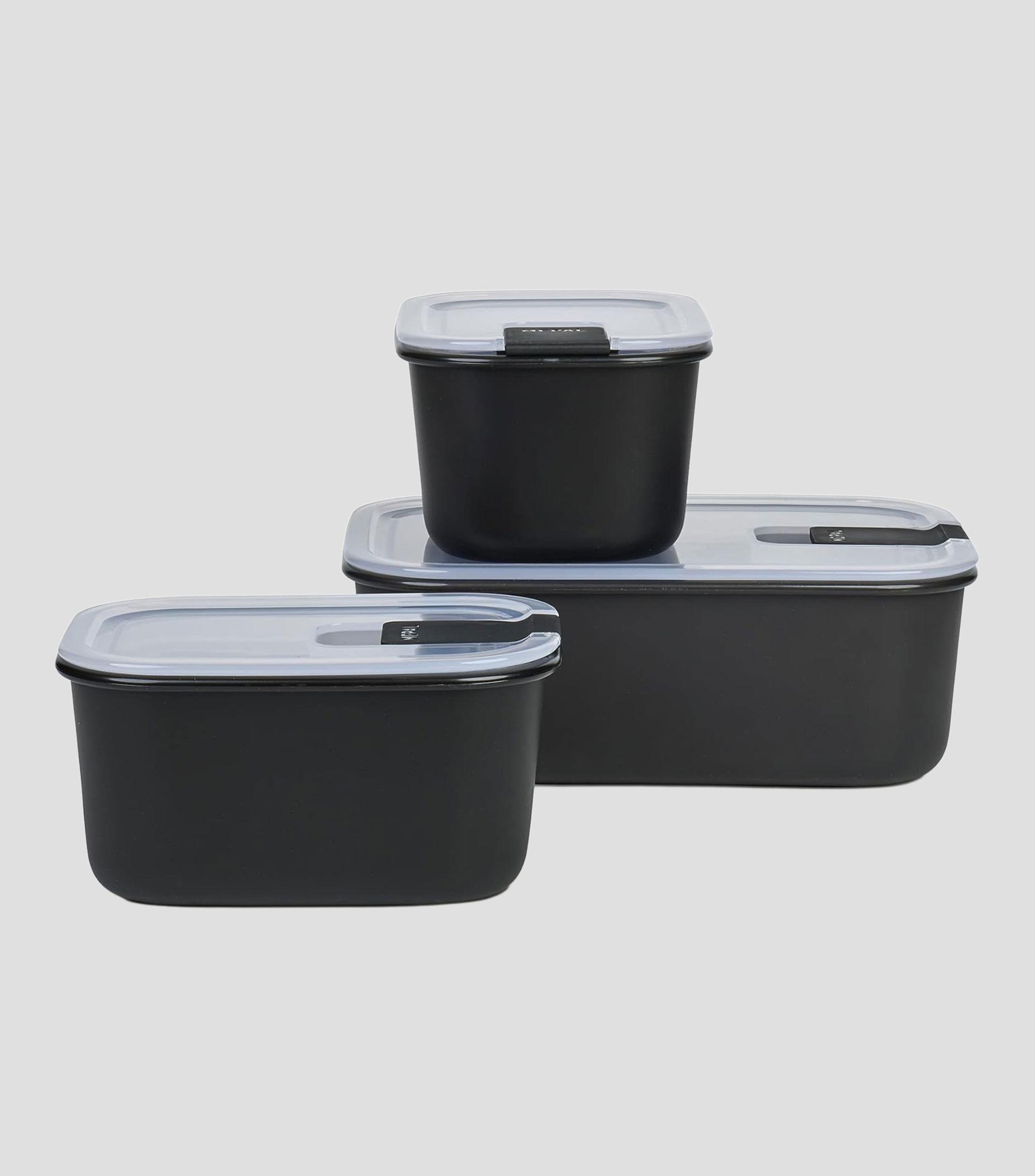 Hermetico 700Ml Neg Vidrio