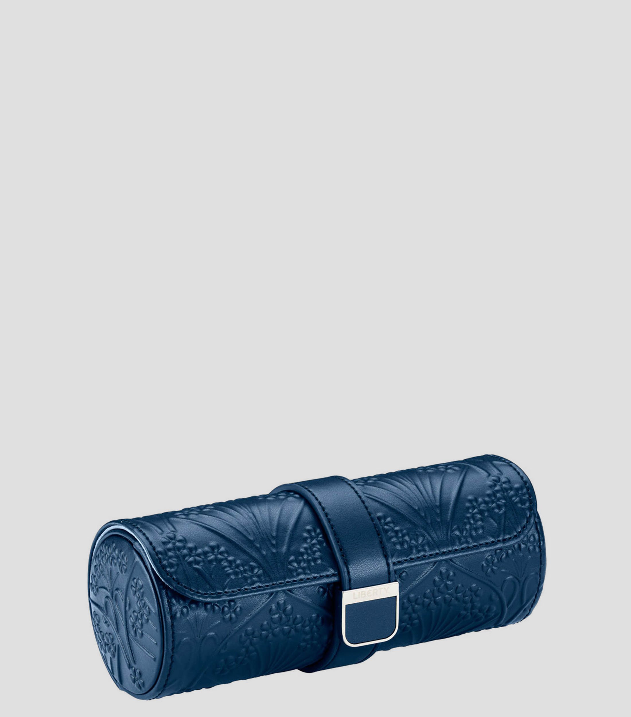Estuche Watch Roll Triple All Over Ianthe WOLF X LIBERTY Azul Marino