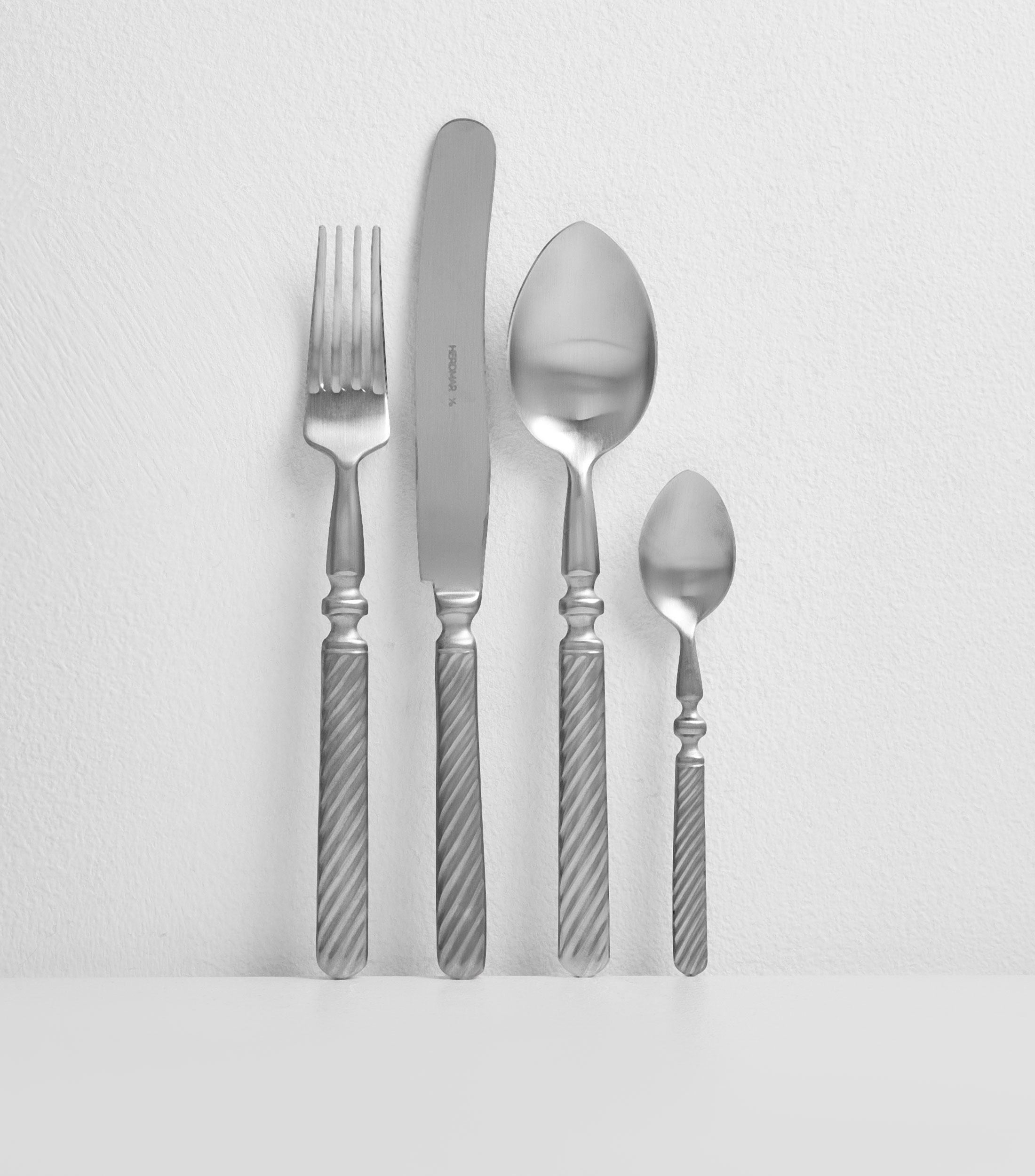 Set De Cubiertos 24 Piezas Sorbo en Acero Inoxidable