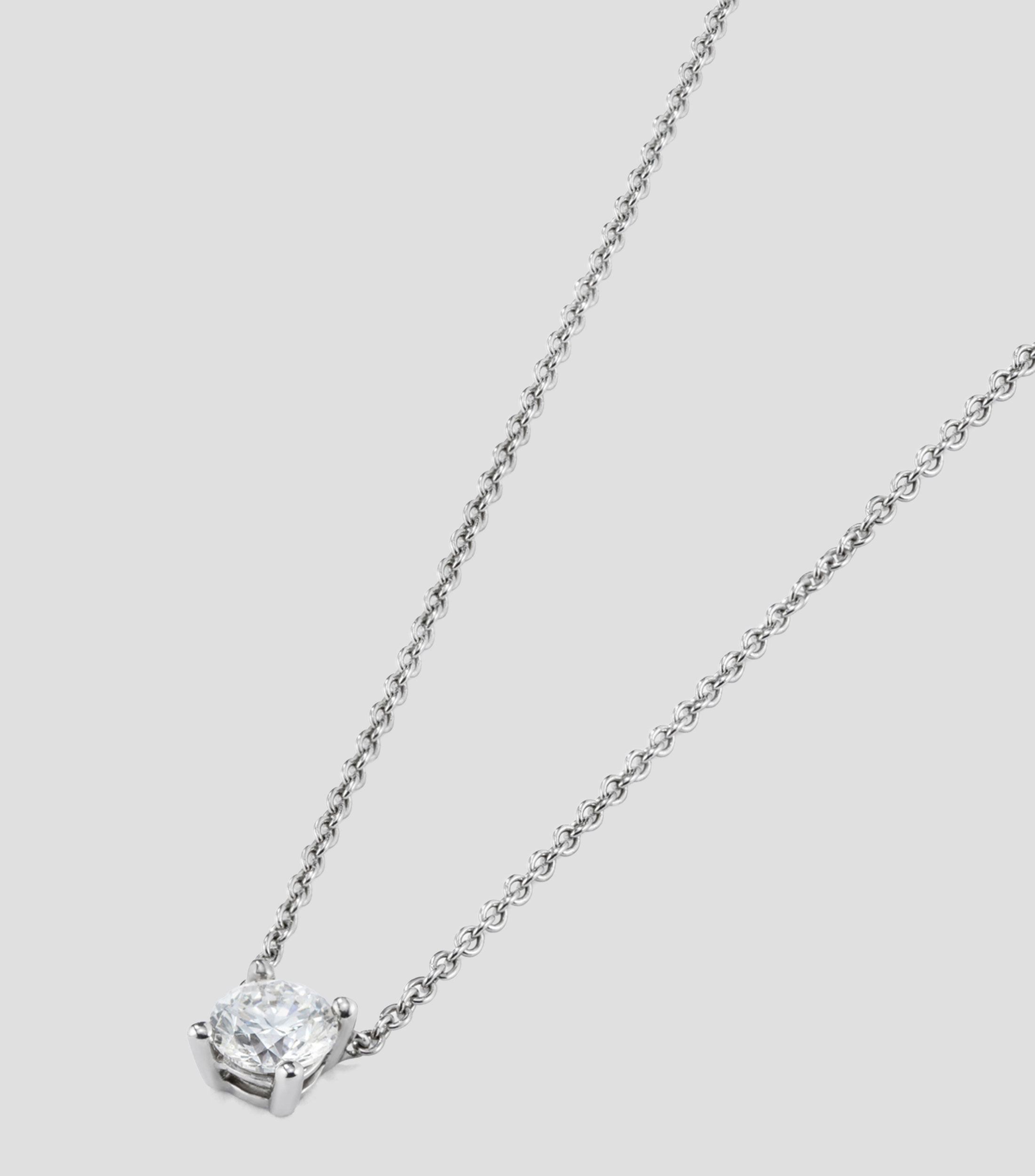 Collar en Oro blanco de 18 Kilates con diamante Grace Mujer