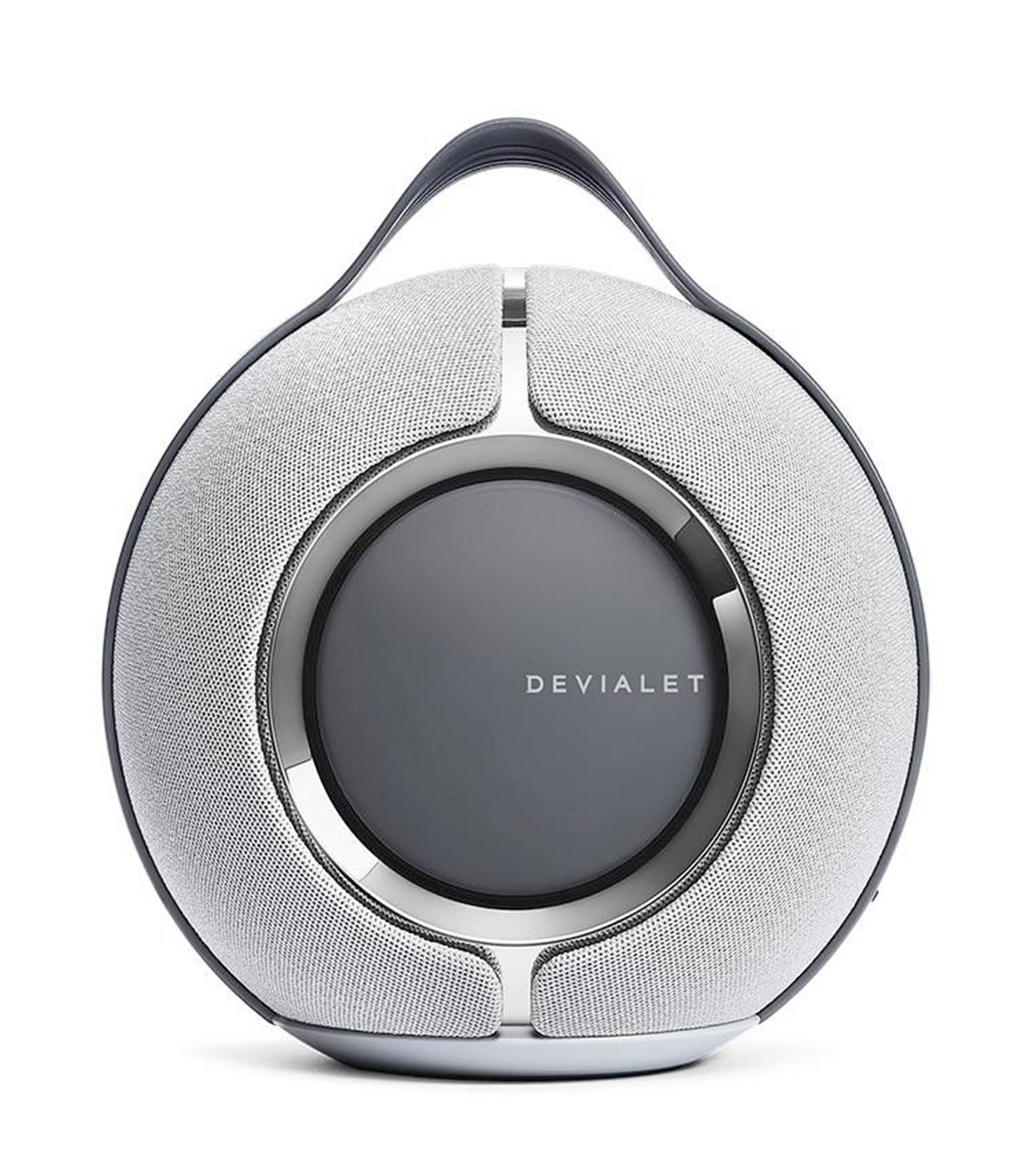 Bocina portátil Inalámbrica Bluetooth Mania gris claro
