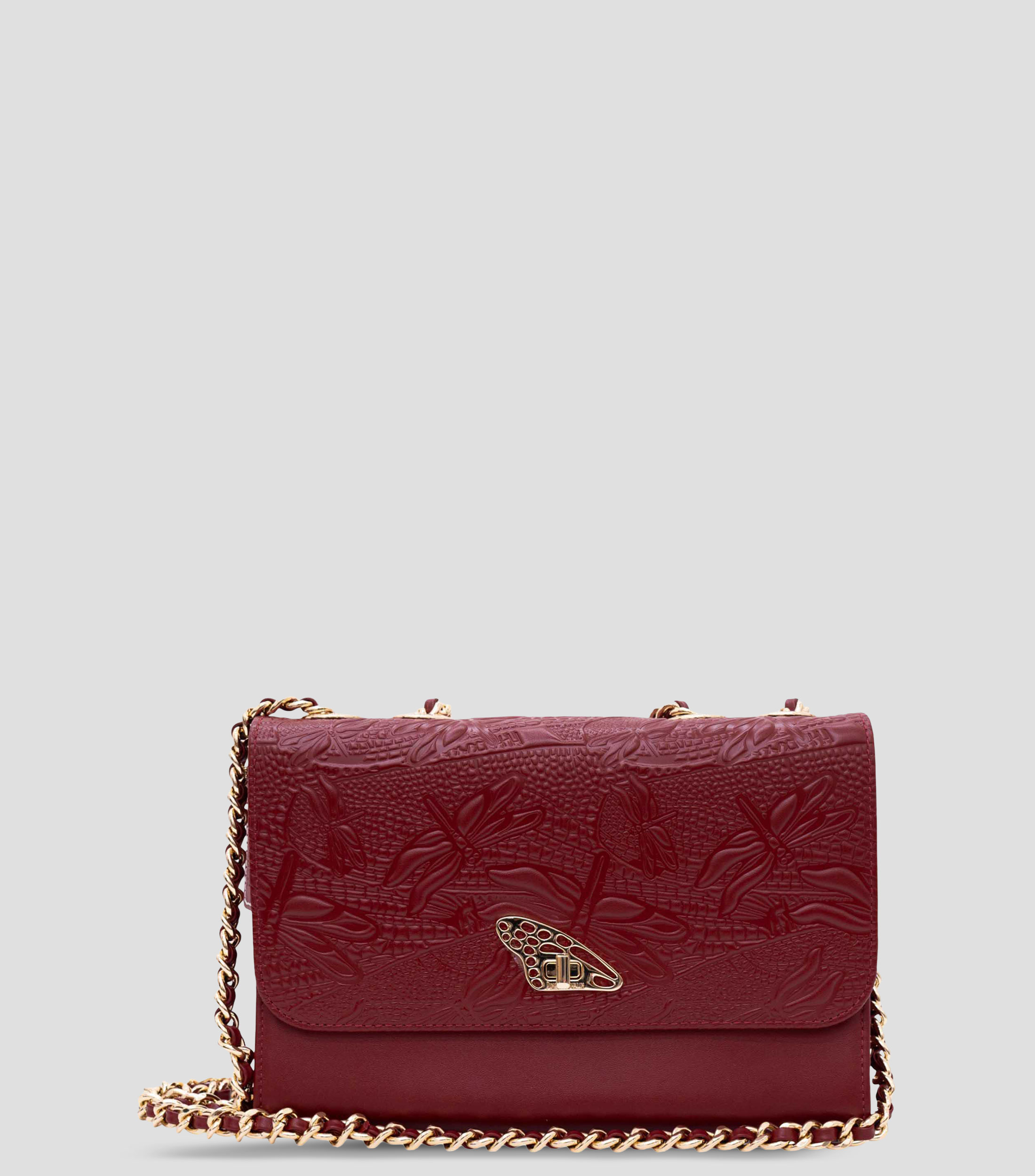 Bolsa Crossbody en piel fantasía Mujer