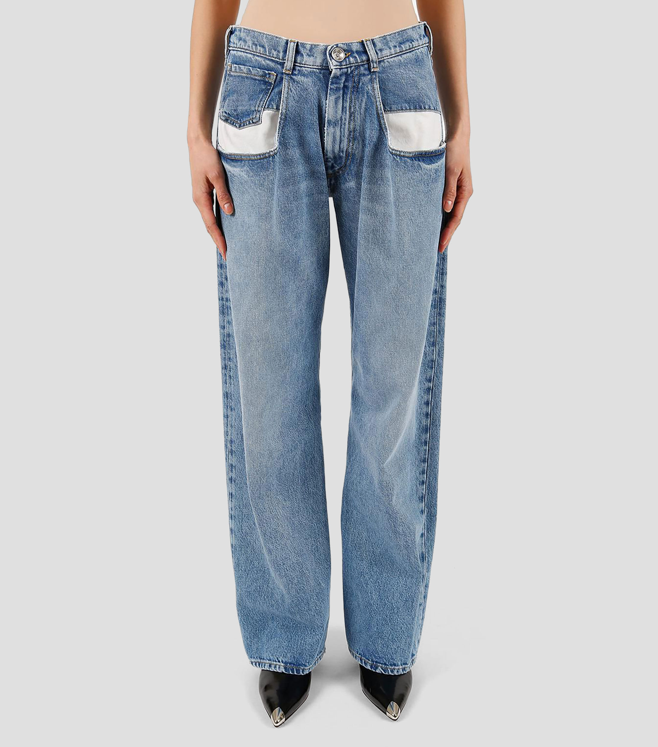 Jeans de corte recto Mujer