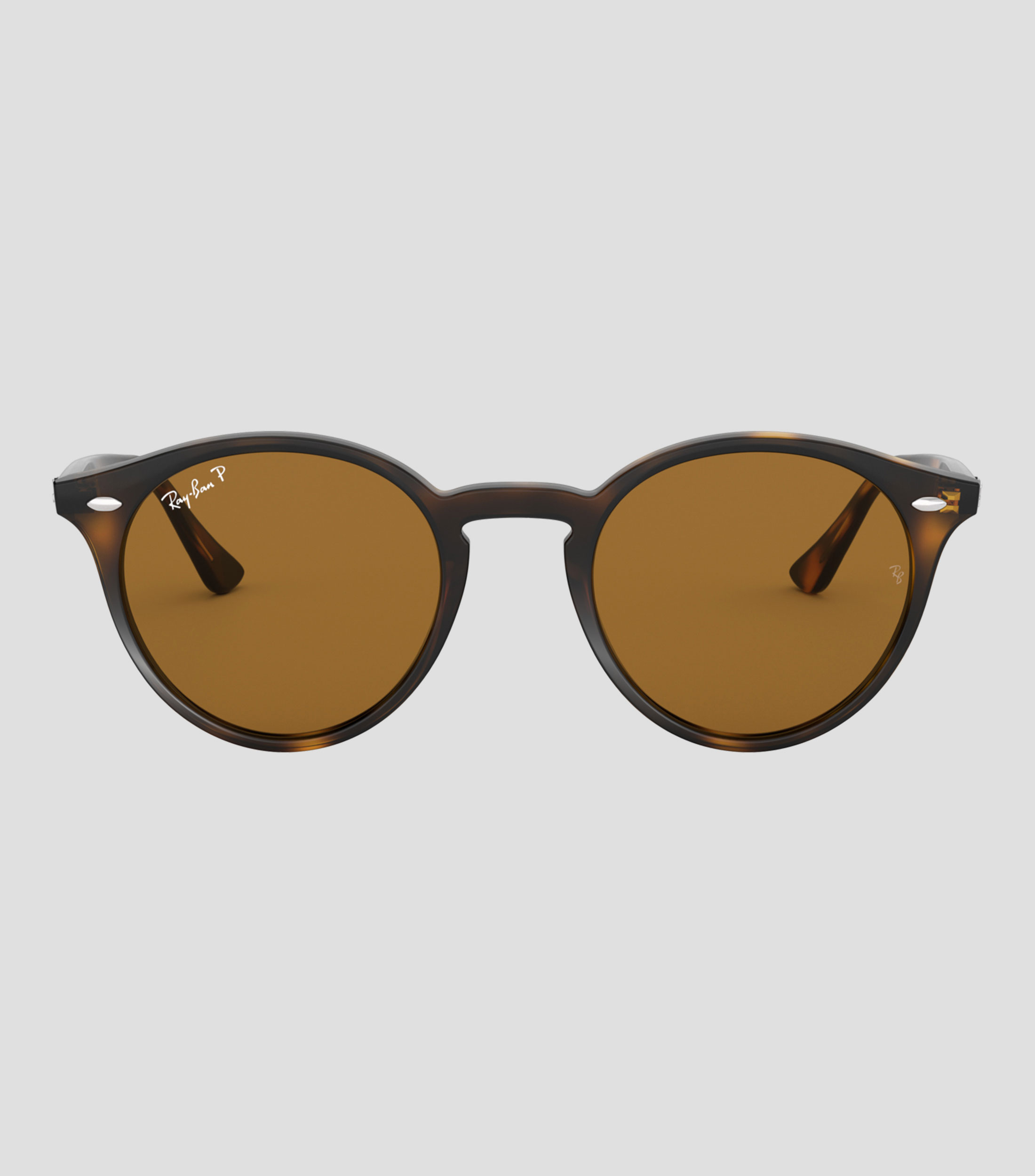 Lentes de sol redondos havana Unisex