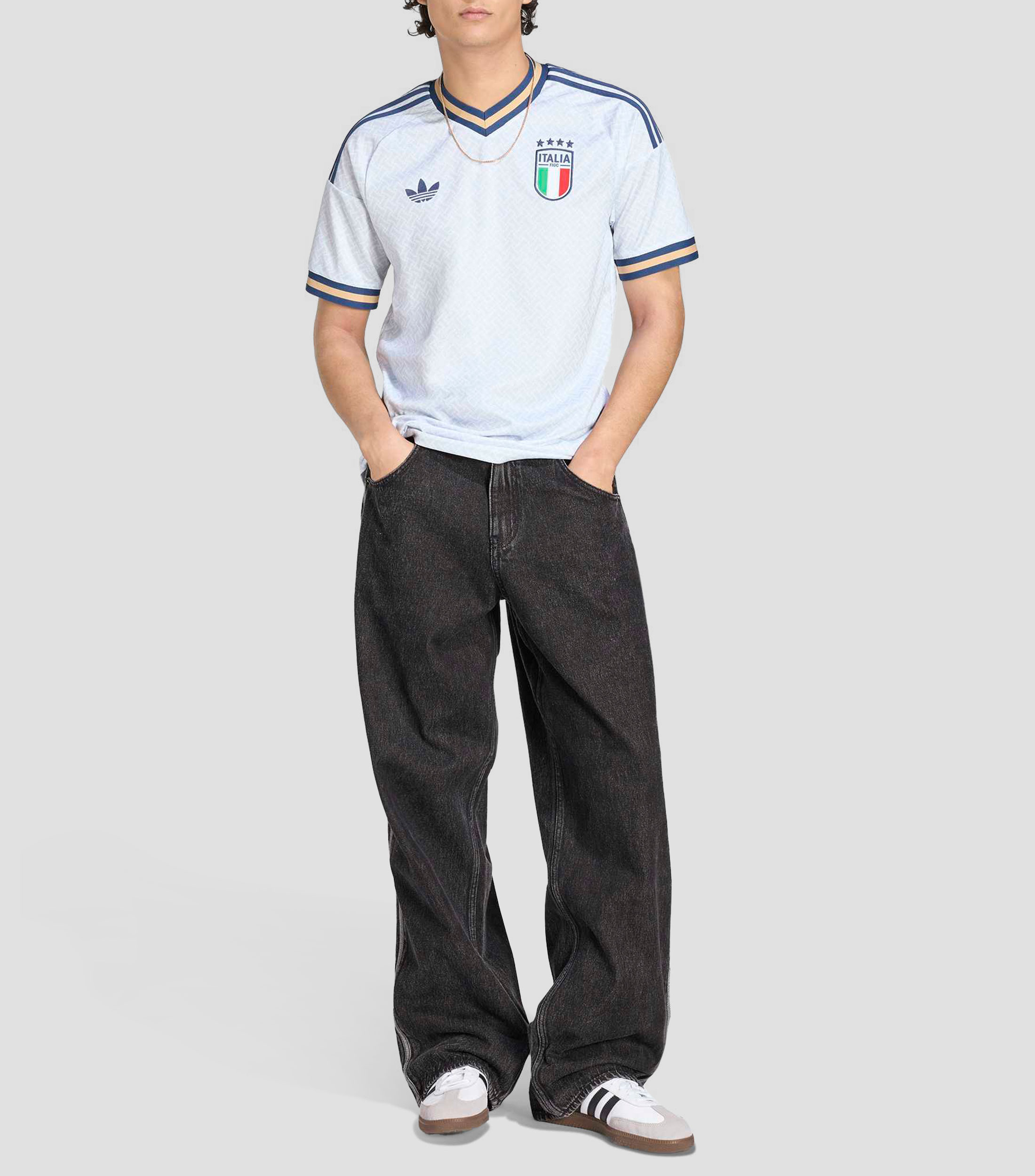 Jersey Selección de Italia Visitante Réplica para Hombre
