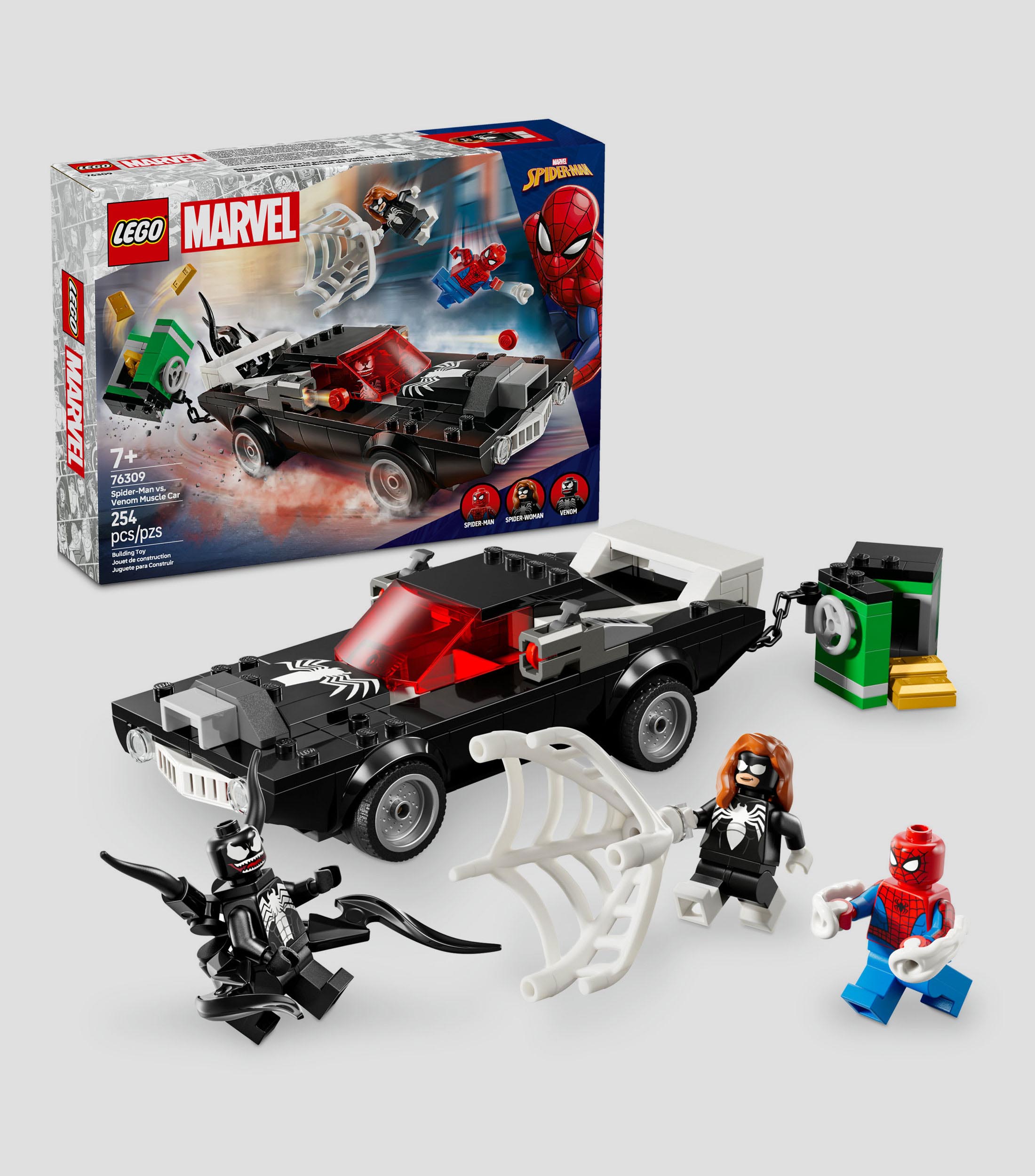 Lego Marvel Spiderman vs. Auto Brutal de Venom Set 76309