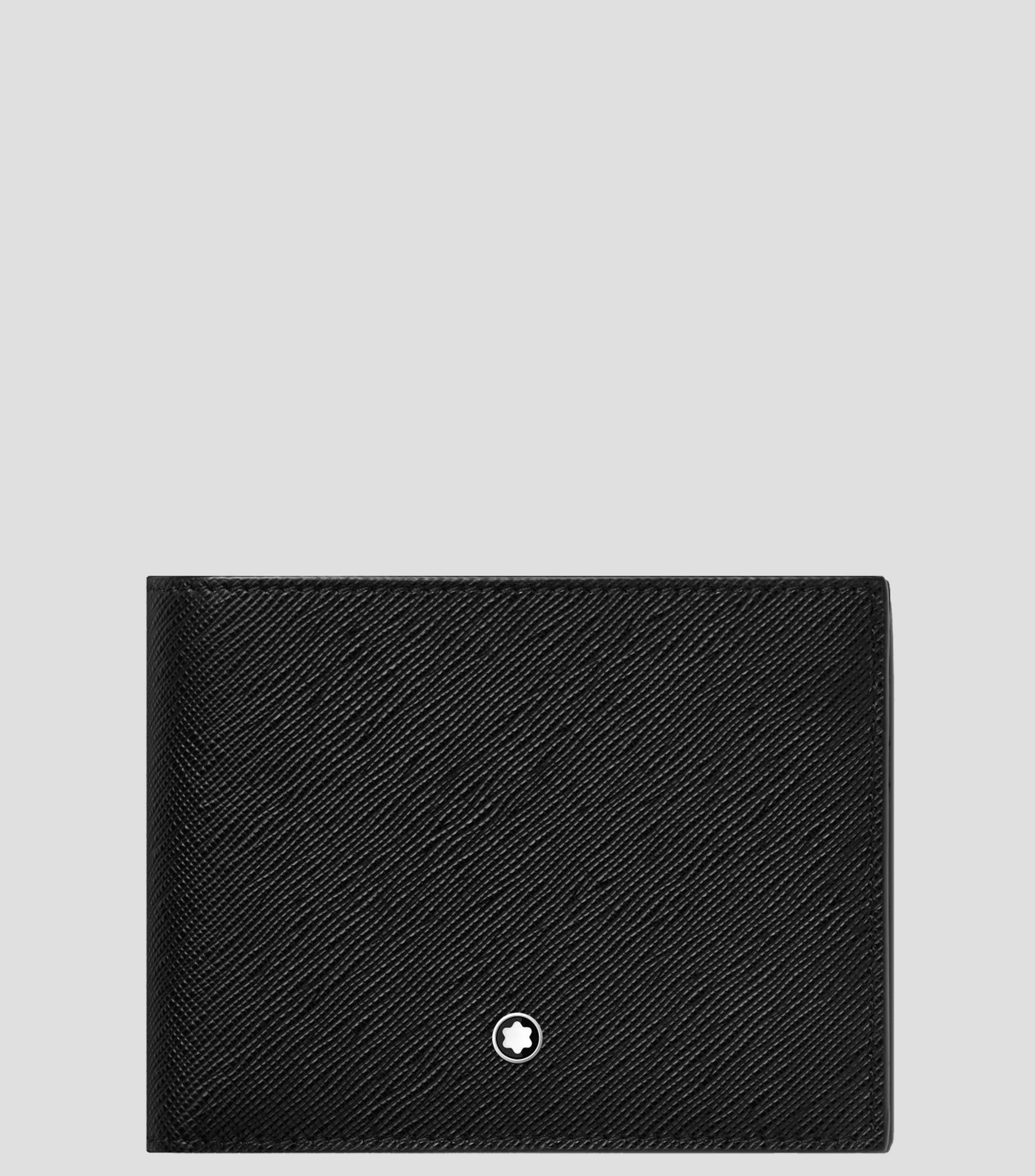 Montblanc Sartorial Cartera para 6tarjetas con 2bolsillos transparentes negro Unisex