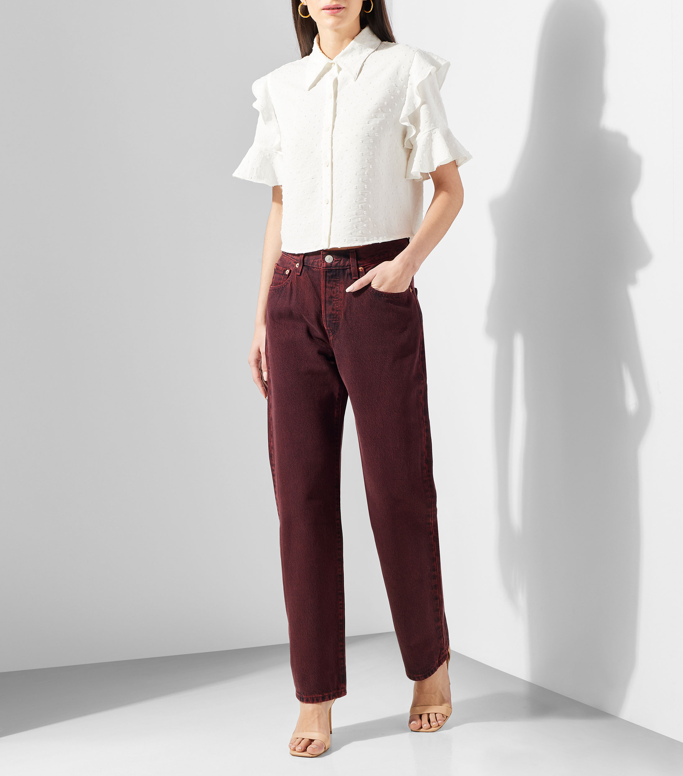 Jeans recto Mujer