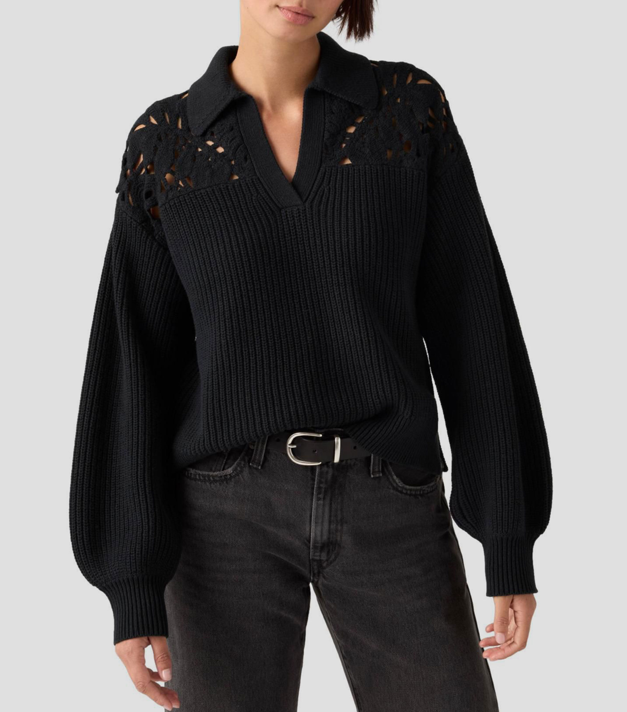 Suéter Cuello V Mujer