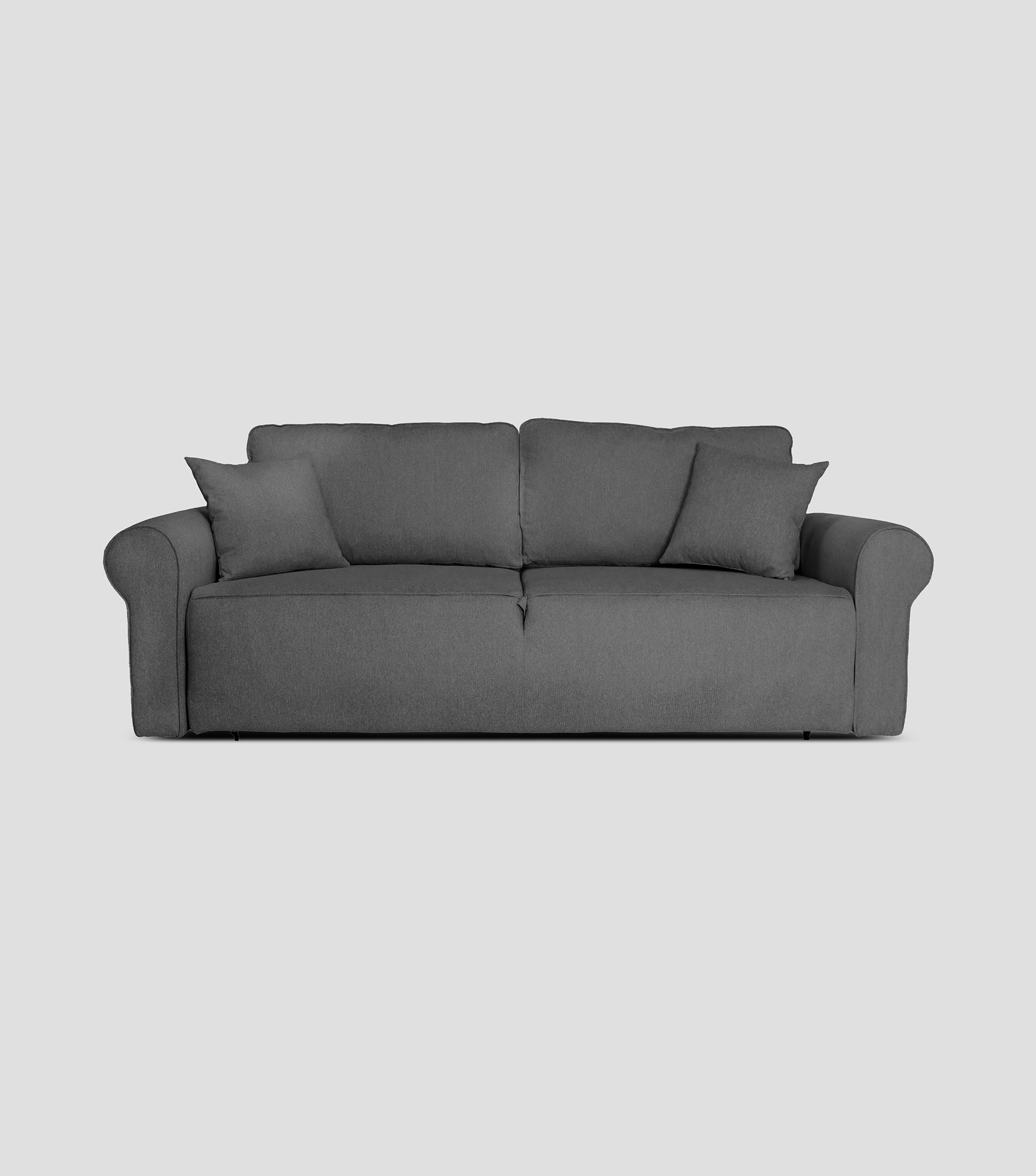 Sofá Cama en tela gris oxford