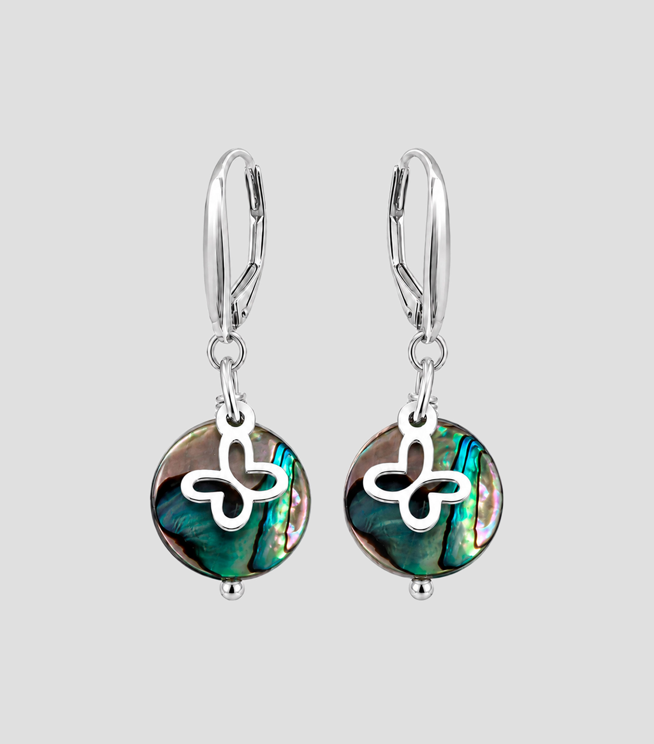 Aretes en Plata .925 Mariposa Mujer