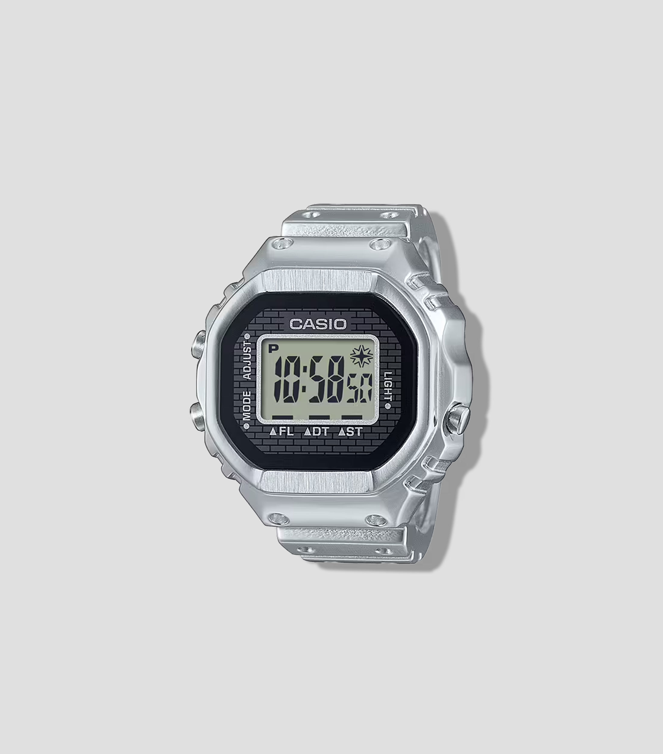 Reloj anillo Unisex G-Shock Casual Plateado