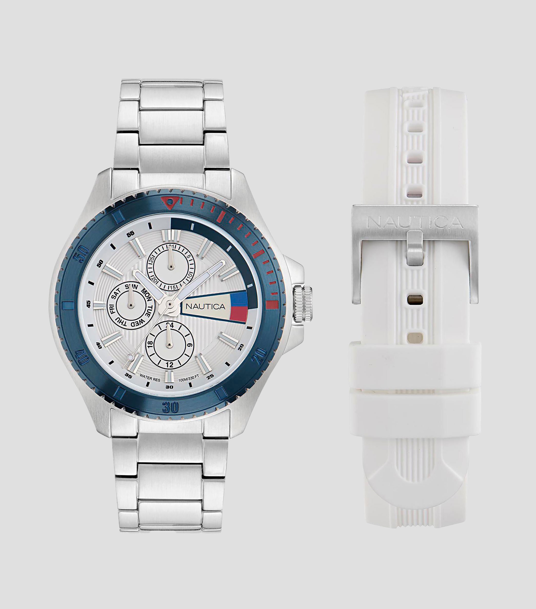 Reloj para Hombre NCT Leeway Casual Blanco, Azul