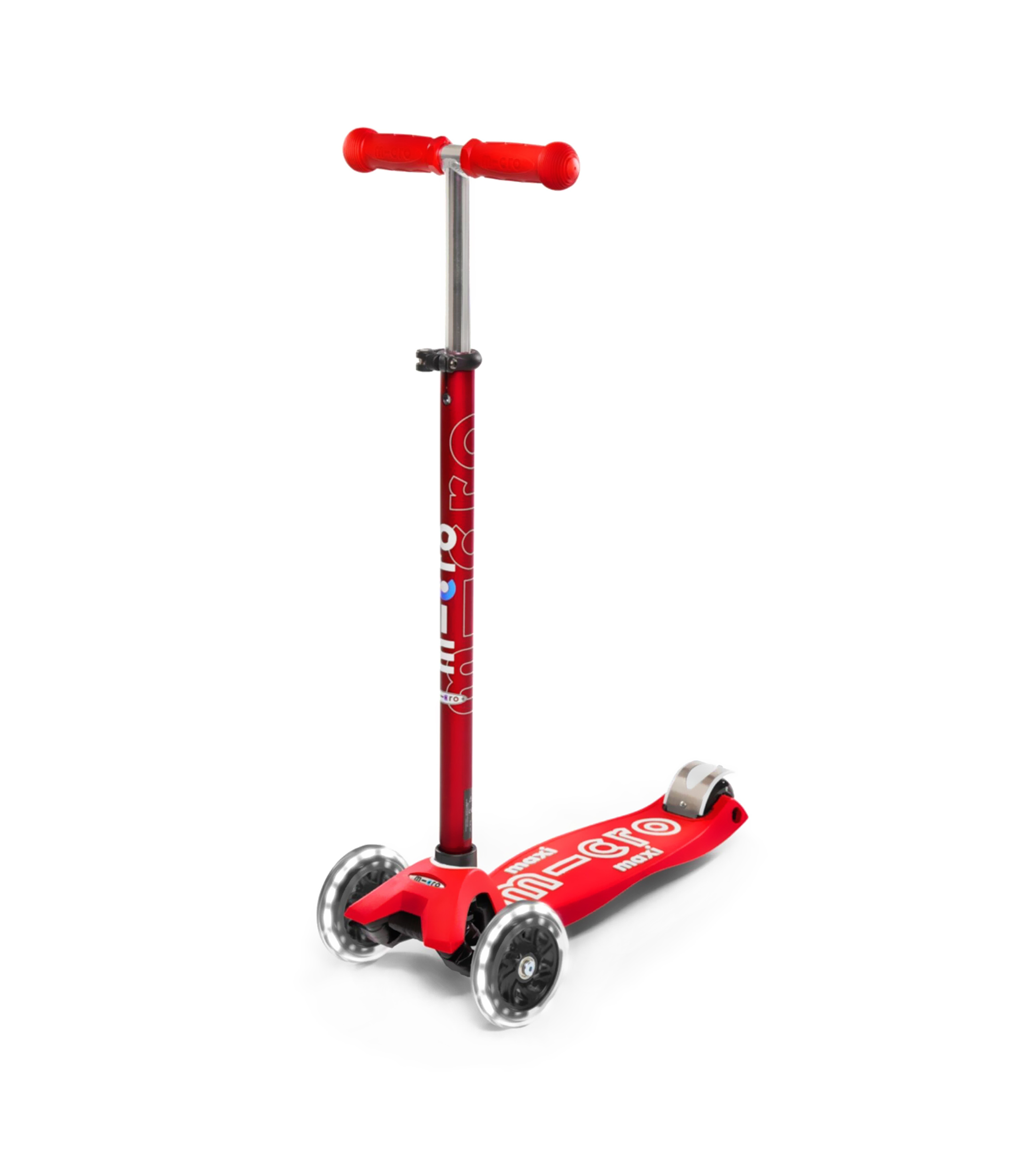 Scooter Maxi Deluxe Rojo Led