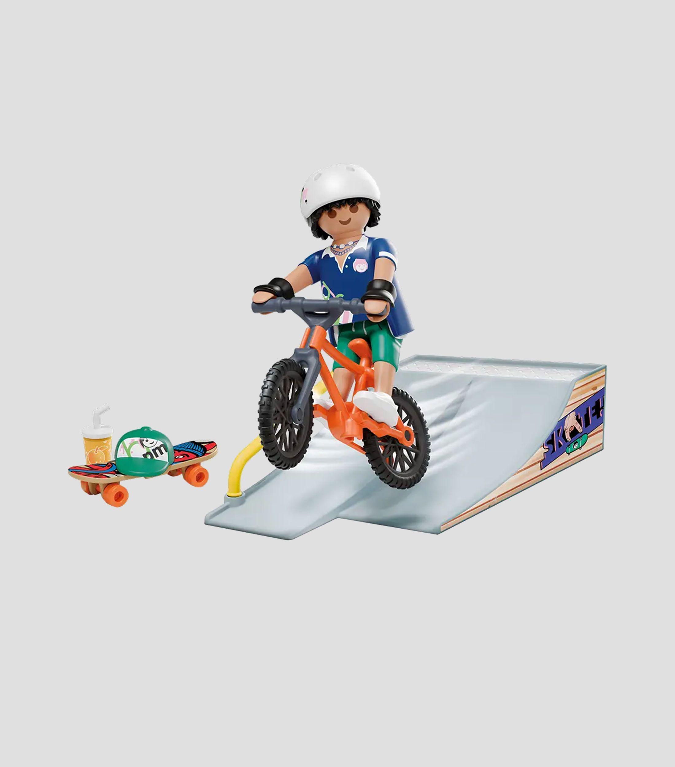 Playset Skateboard con rampa