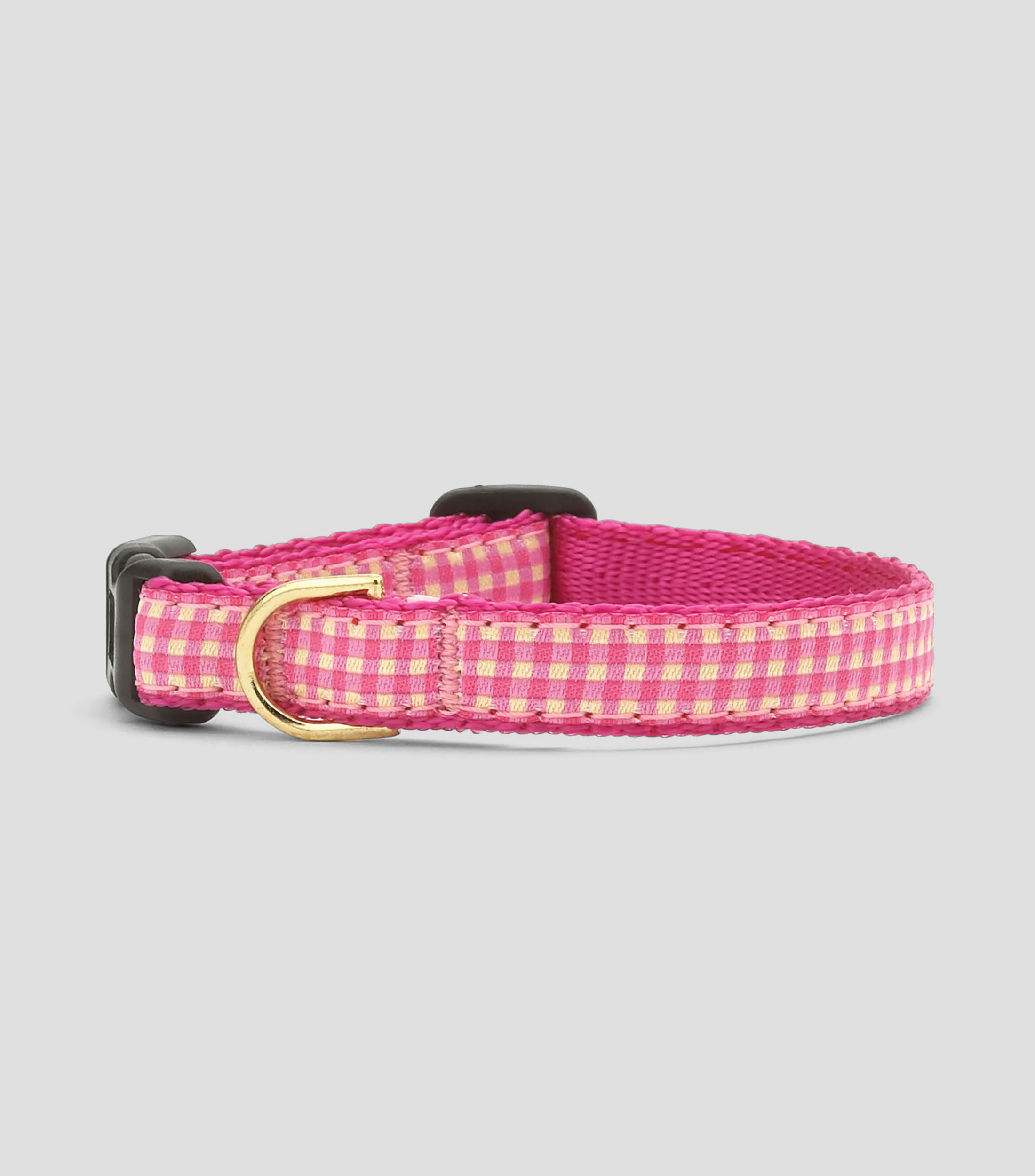 Collar delgado para perro Gingham