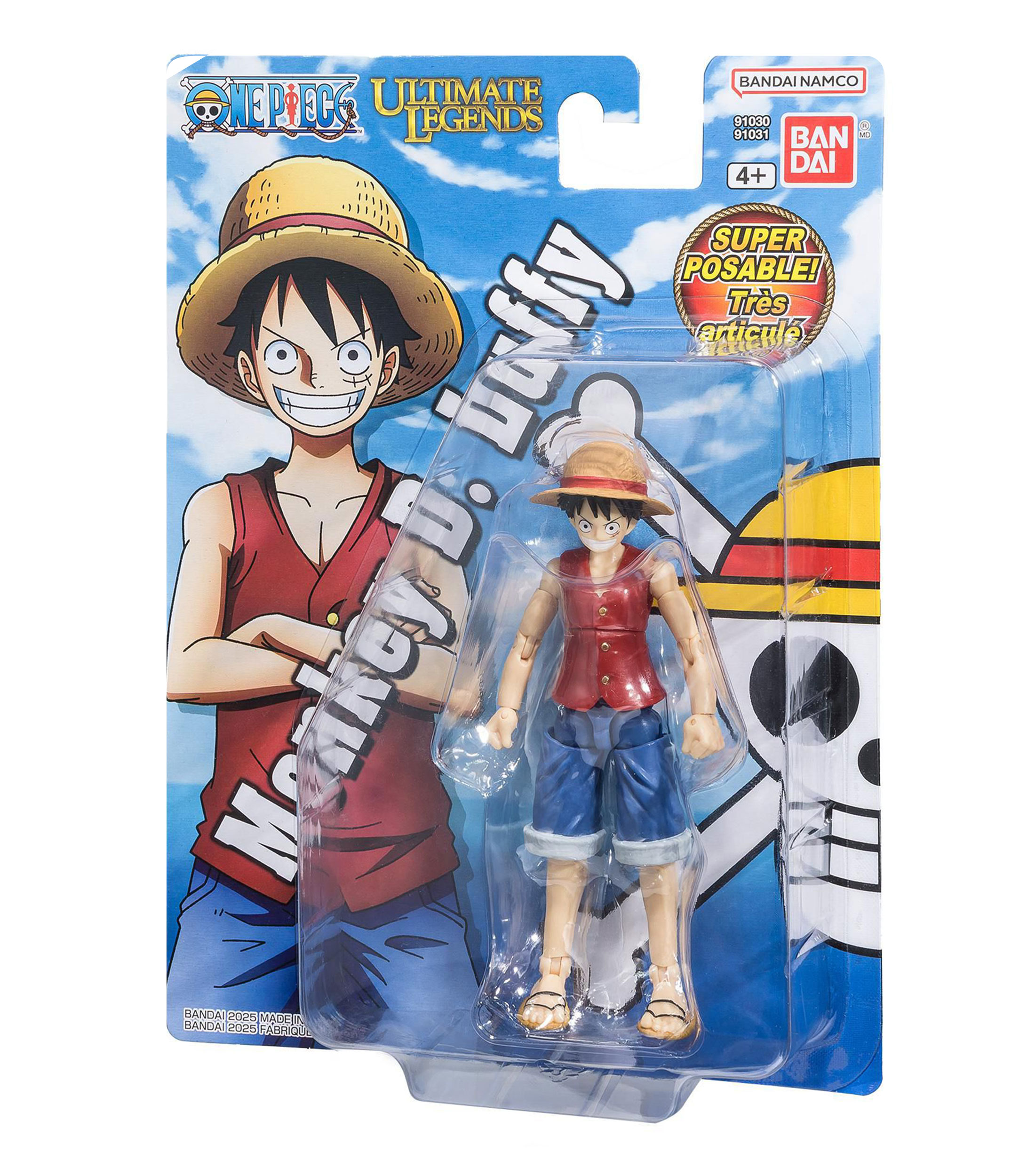 Figura de acción Monkey D. Luffy Ultimate Legends