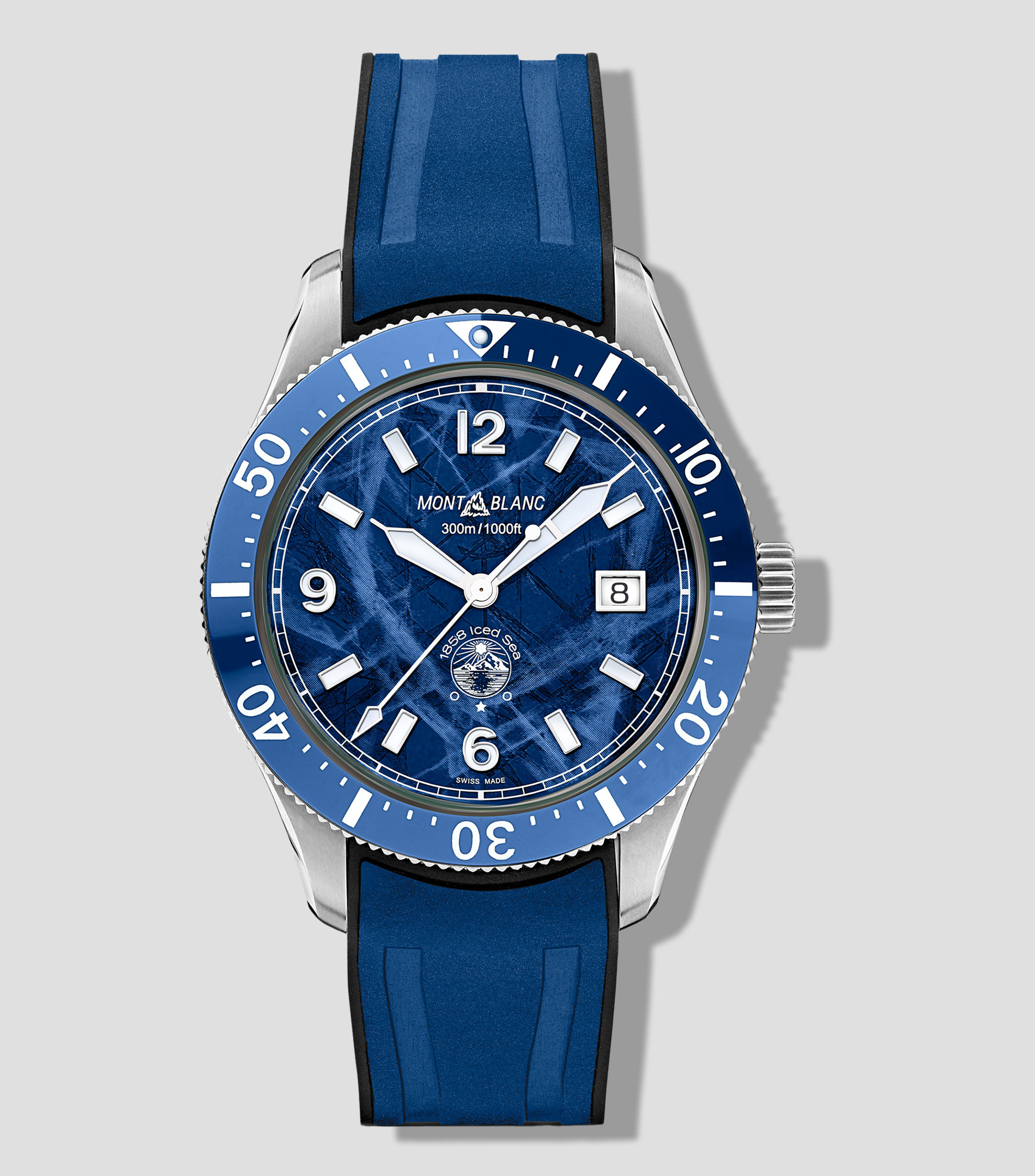 Reloj para Hombre Iced Sea Automatic Date Casual Azul
