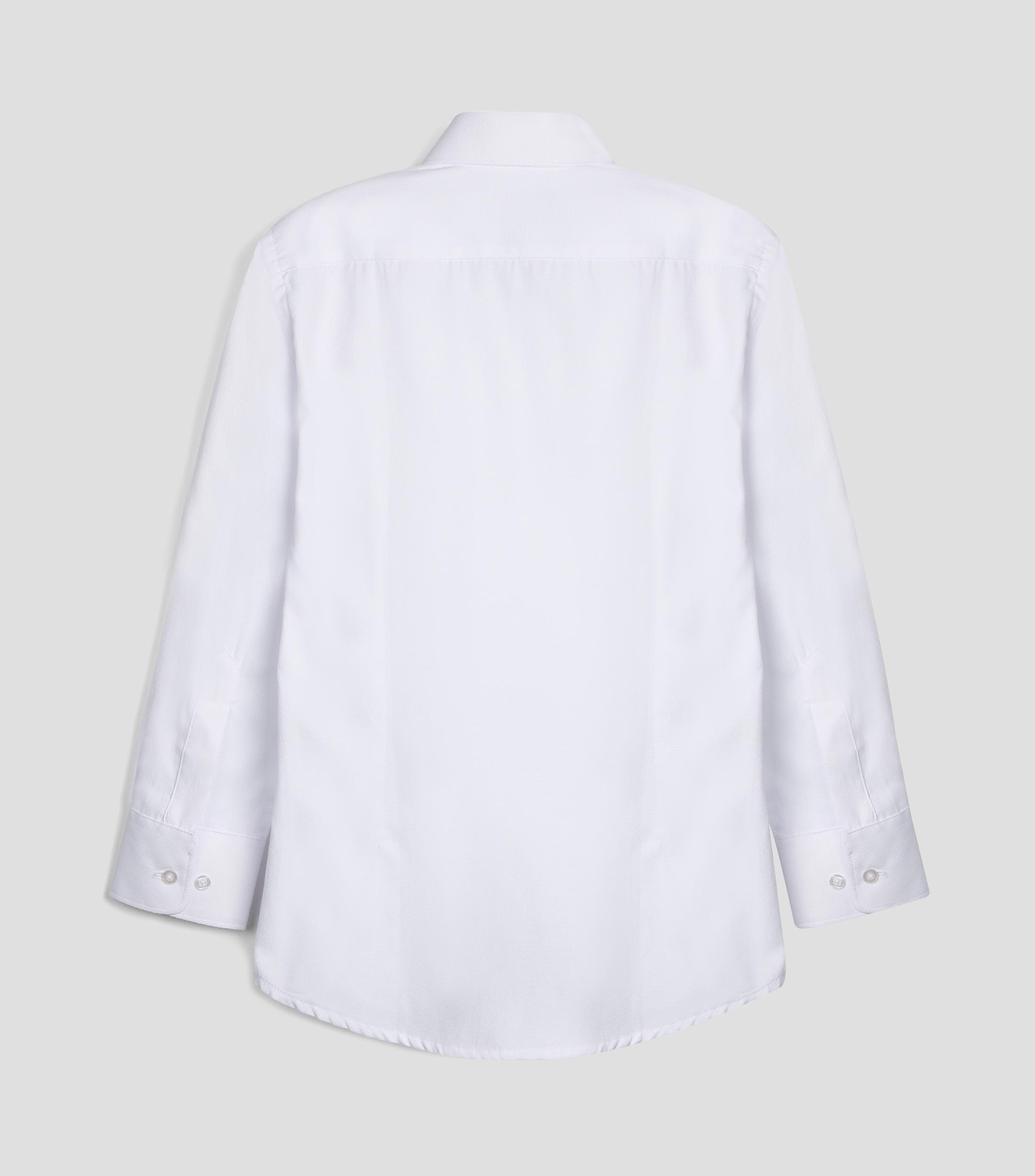 Camisa de vestir con microdiseños manga larga Niño