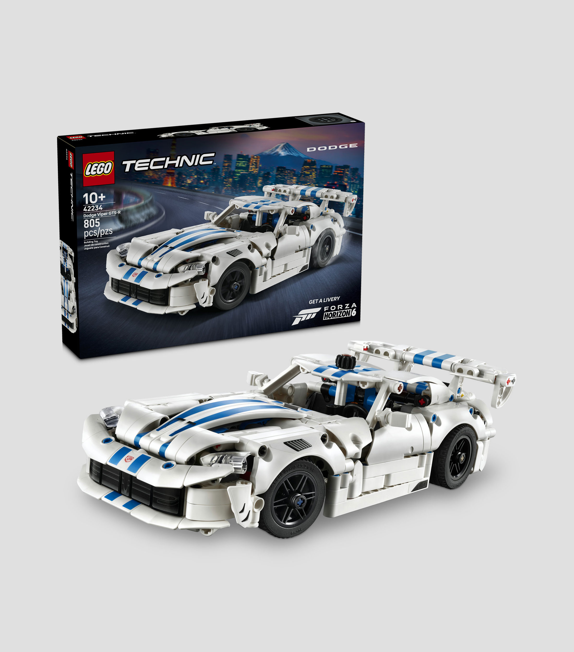 Lego Technic Auto Deportivo Dodge Viper GTS-R 42234