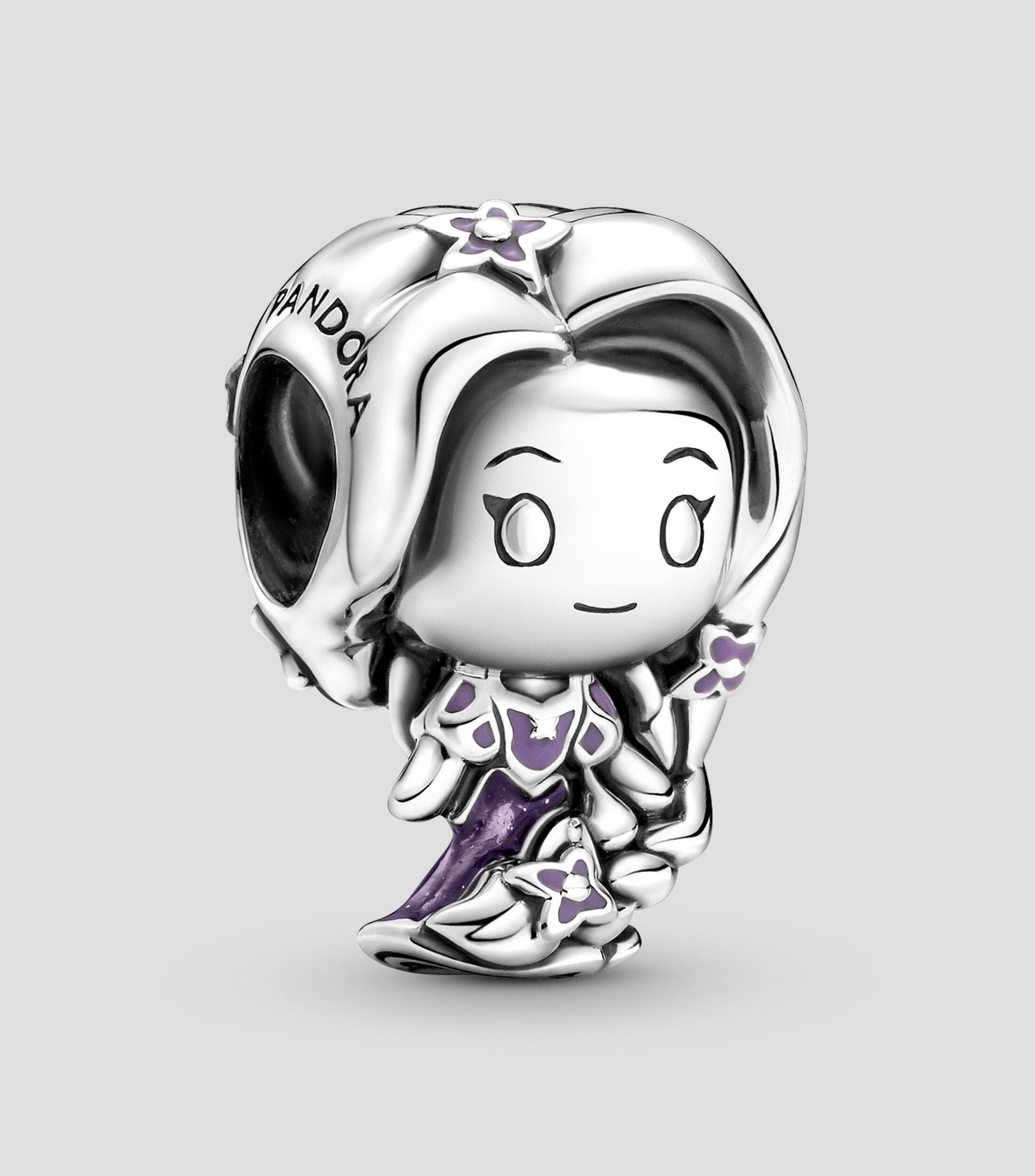 Charm Rapunzel de Enredados en plata Disney Mujer