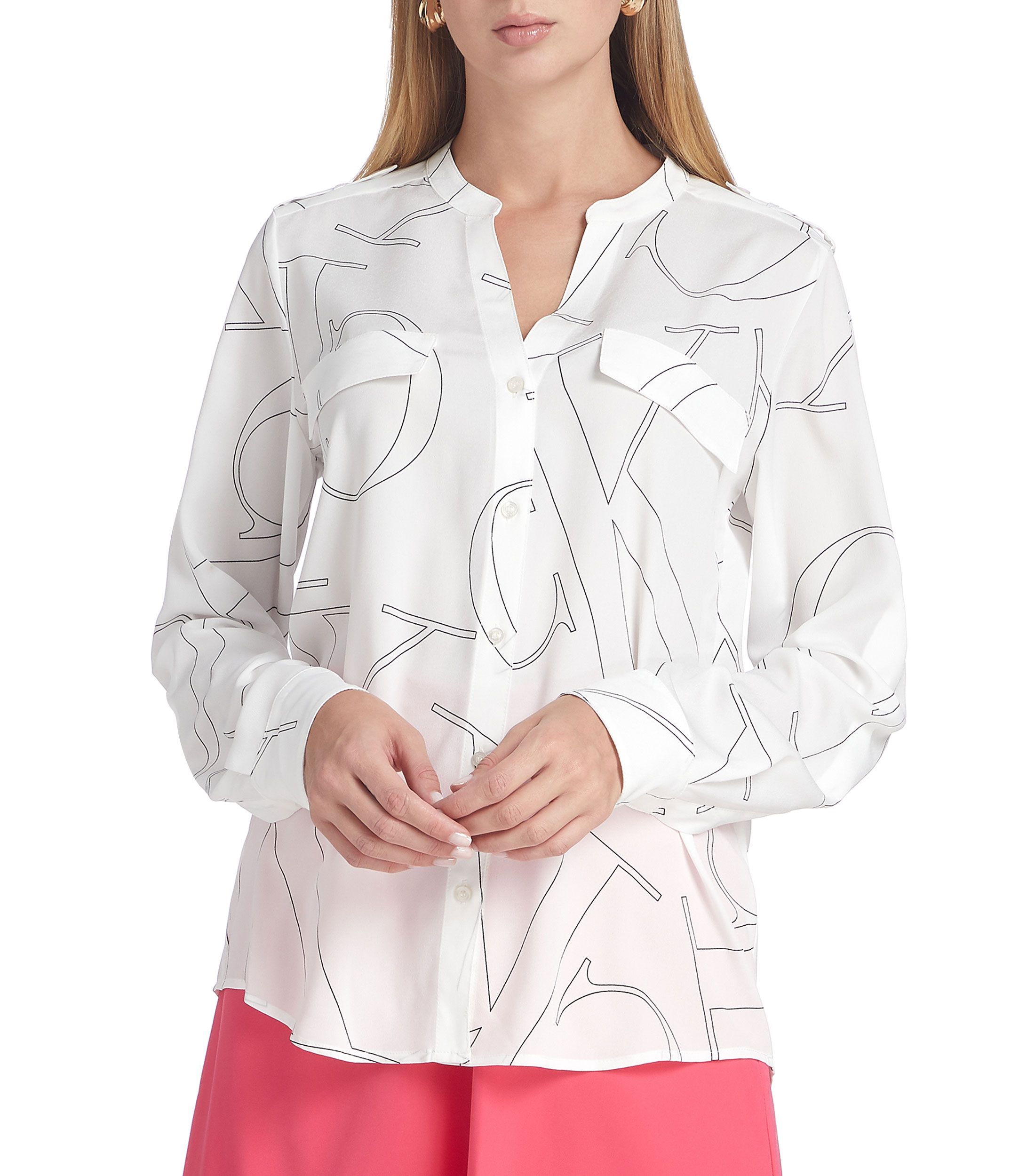 Blusa Mujer Grace Karin - Cuello En V, Manga 3/4 Holgada, Tejido Ligero Y Elegante, Con Detalles De Volantes