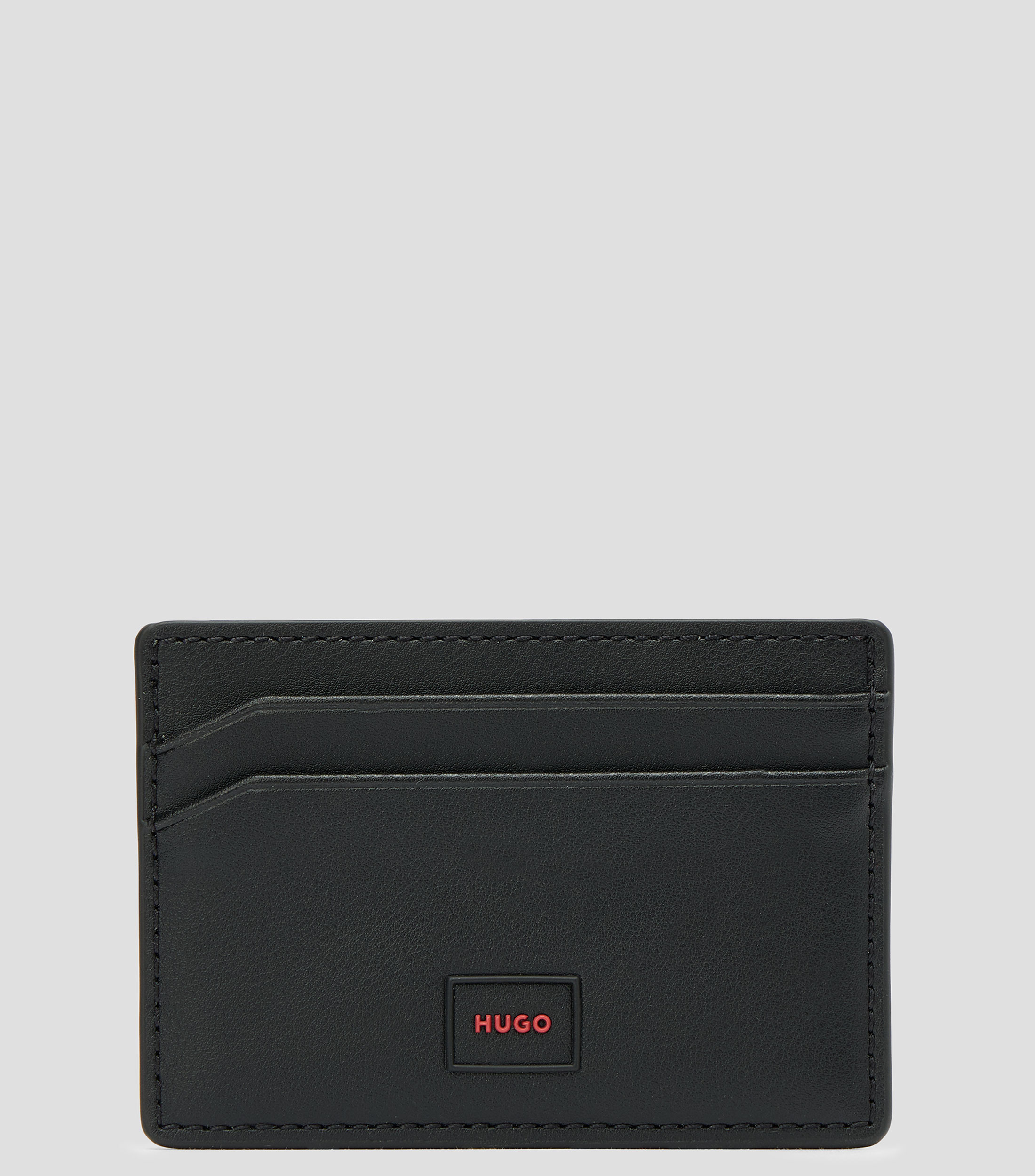 Tarjetero negro Ethon liso Hombre