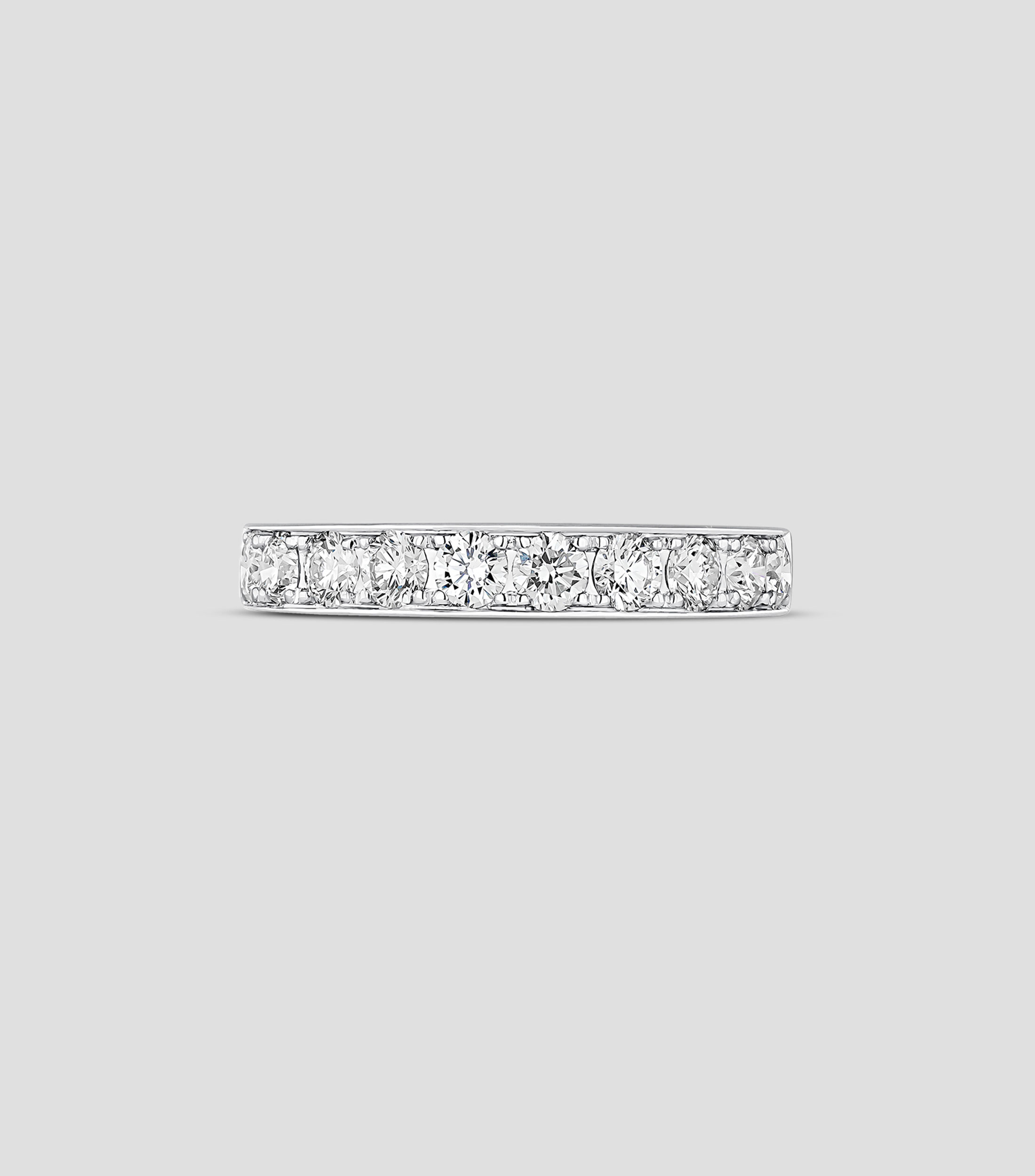 Anillo de compromiso en oro blanco 18 Kts Alianza Mujer