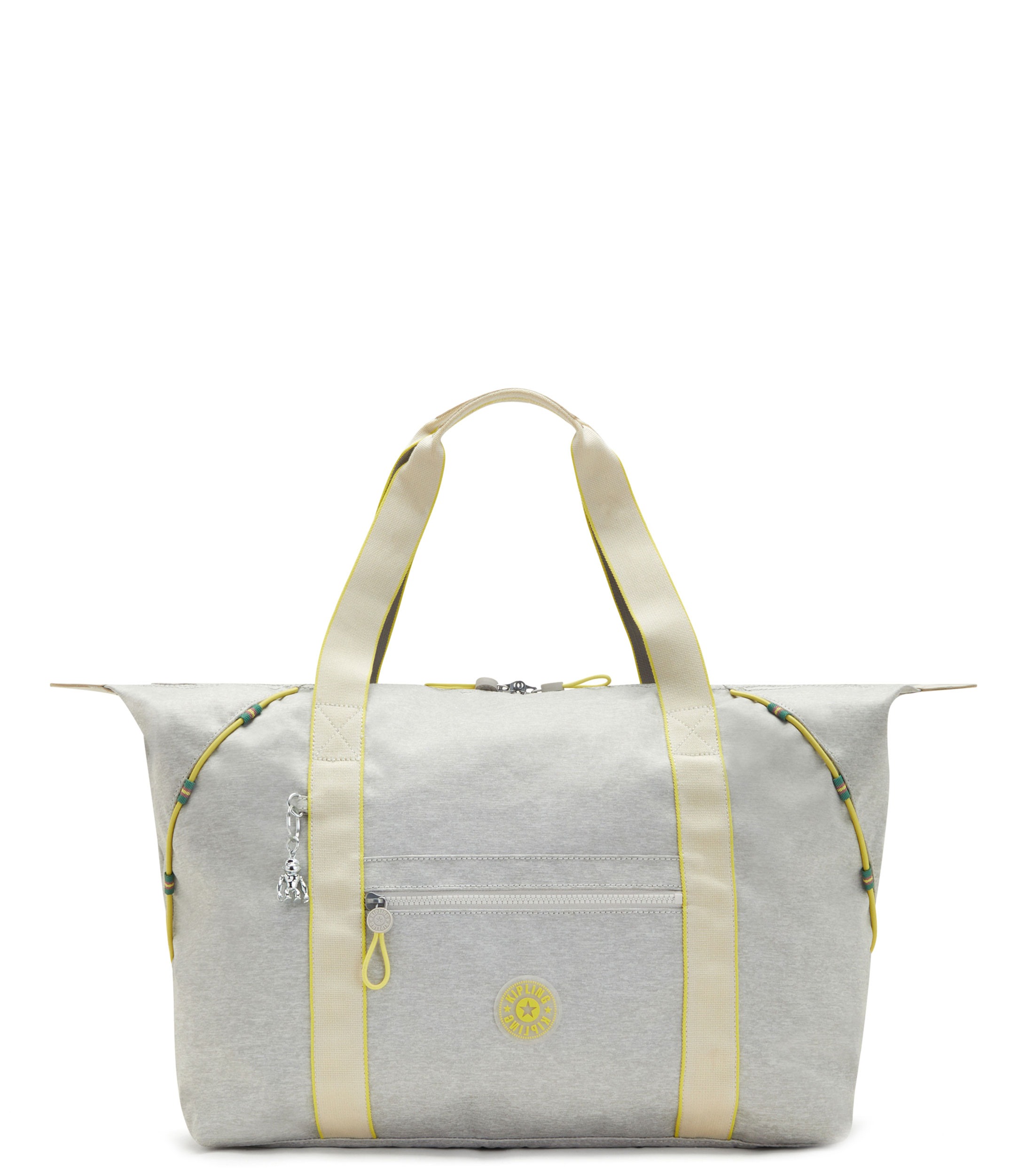 bolso kipling plateado