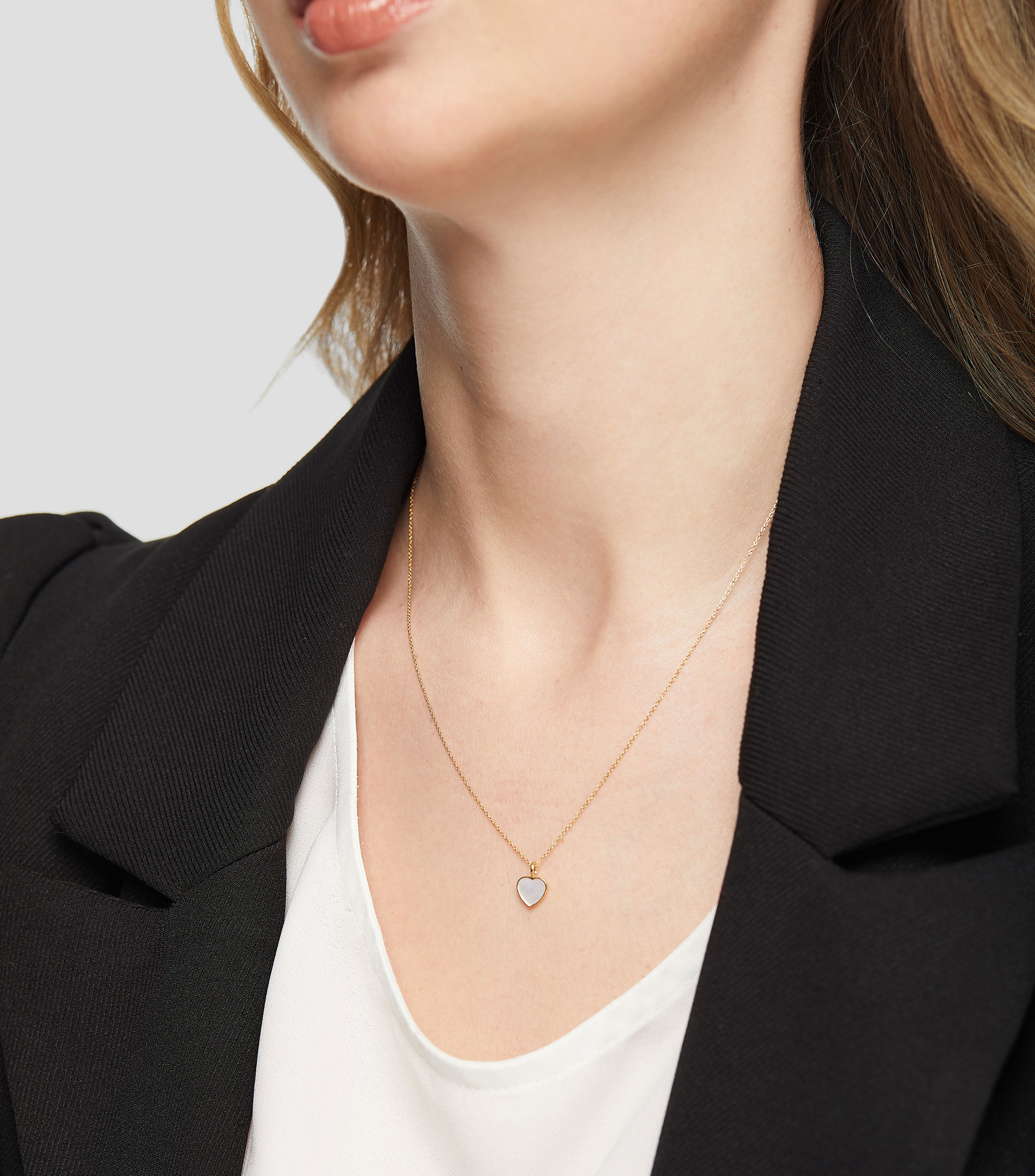 Collar en oro amarillo de 18 kilates XXS Mujer