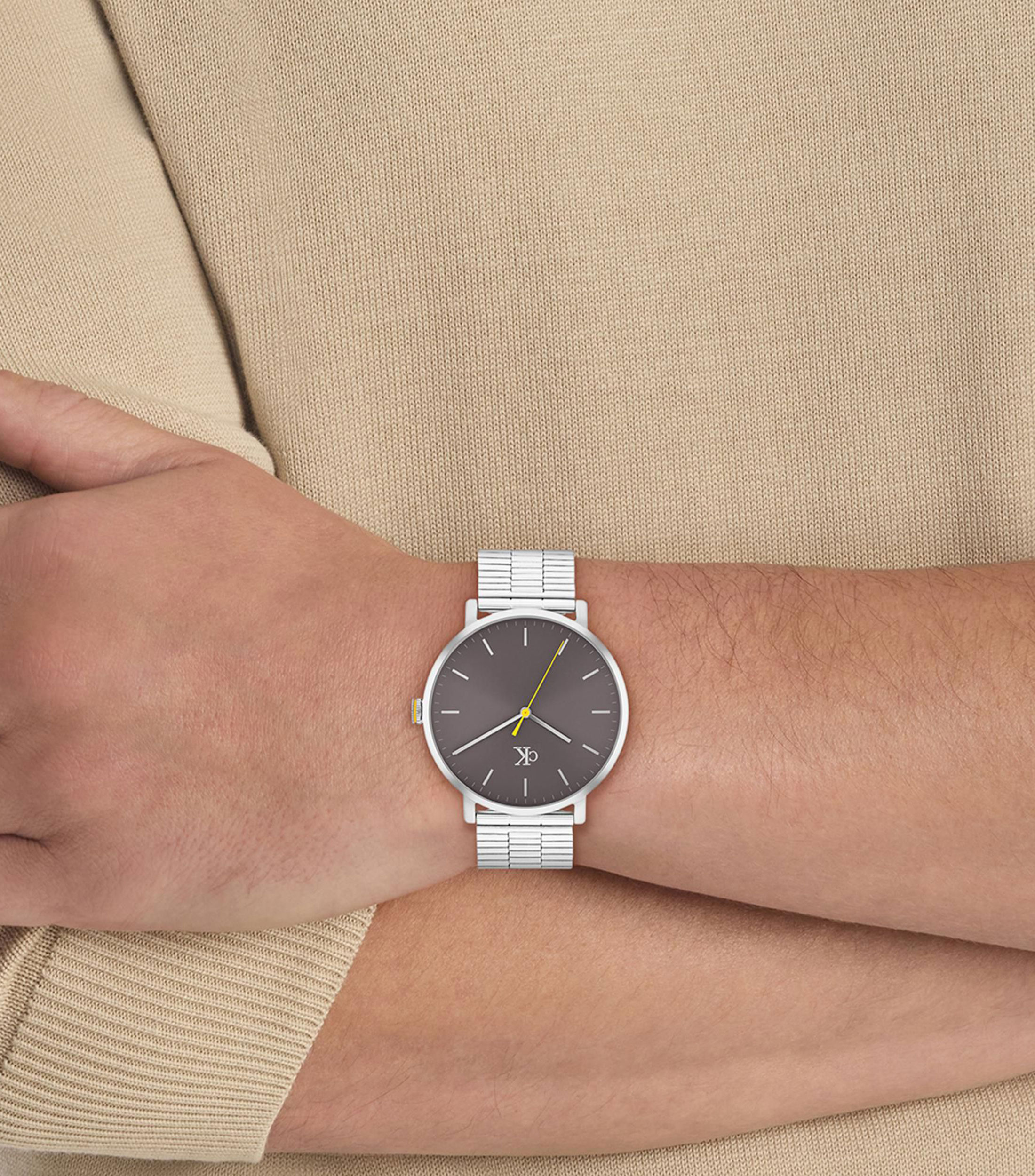 Reloj para Hombre Real casual plateado