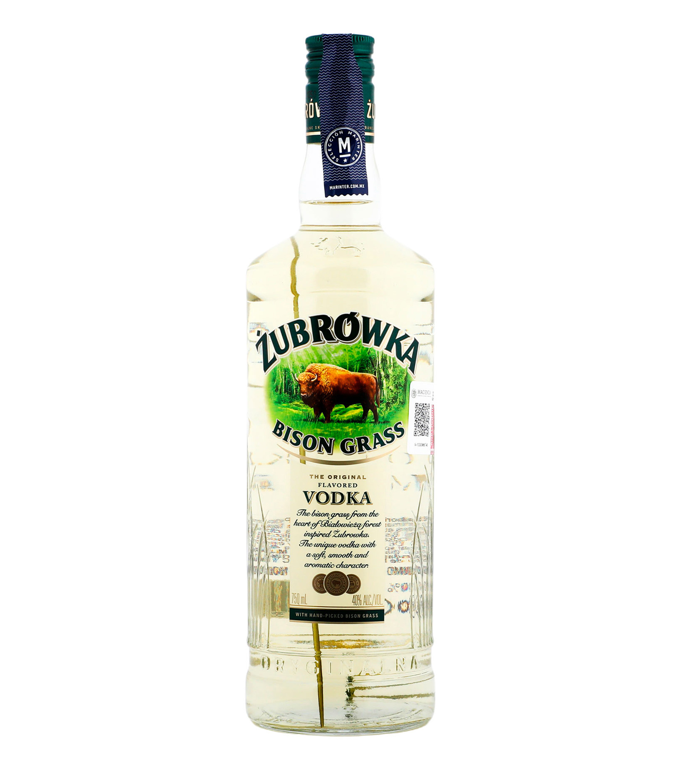 Vodka Zubrówka Bison Grass, 750 ml