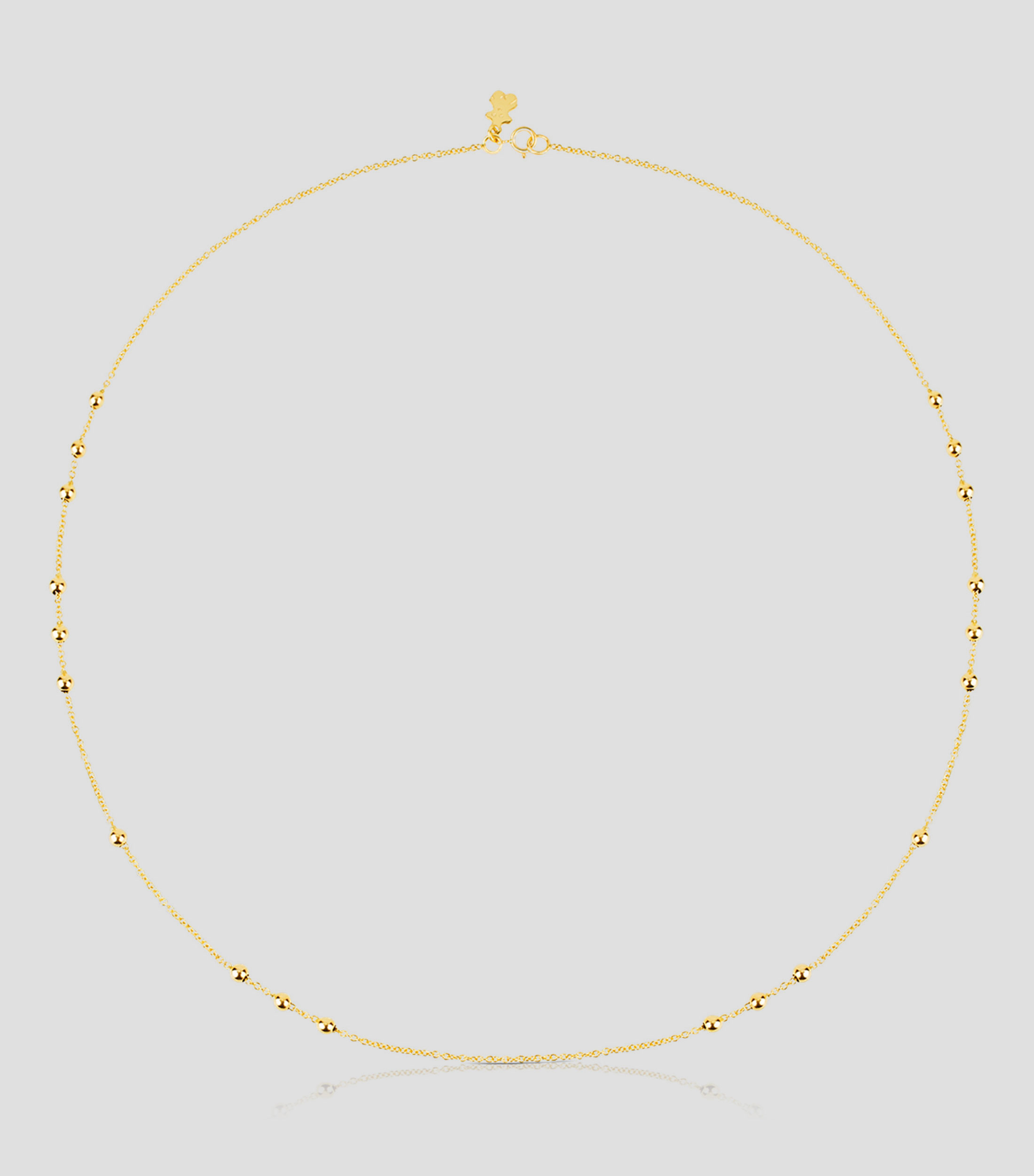 Gargantilla en oro amarillo de 18 Kilates Basicos Mujer