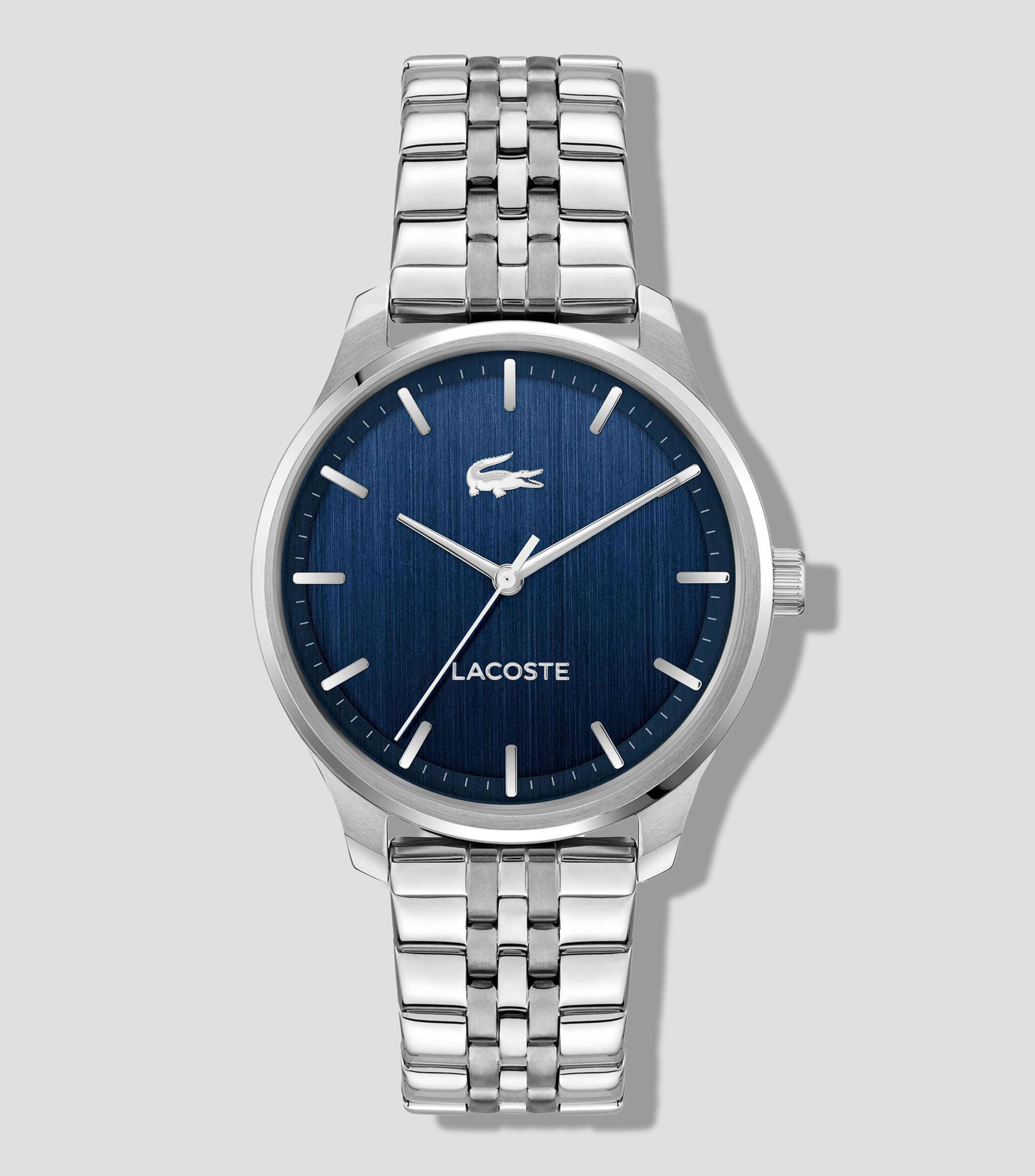 Reloj para Hombre Lisbon casual plateado, azul