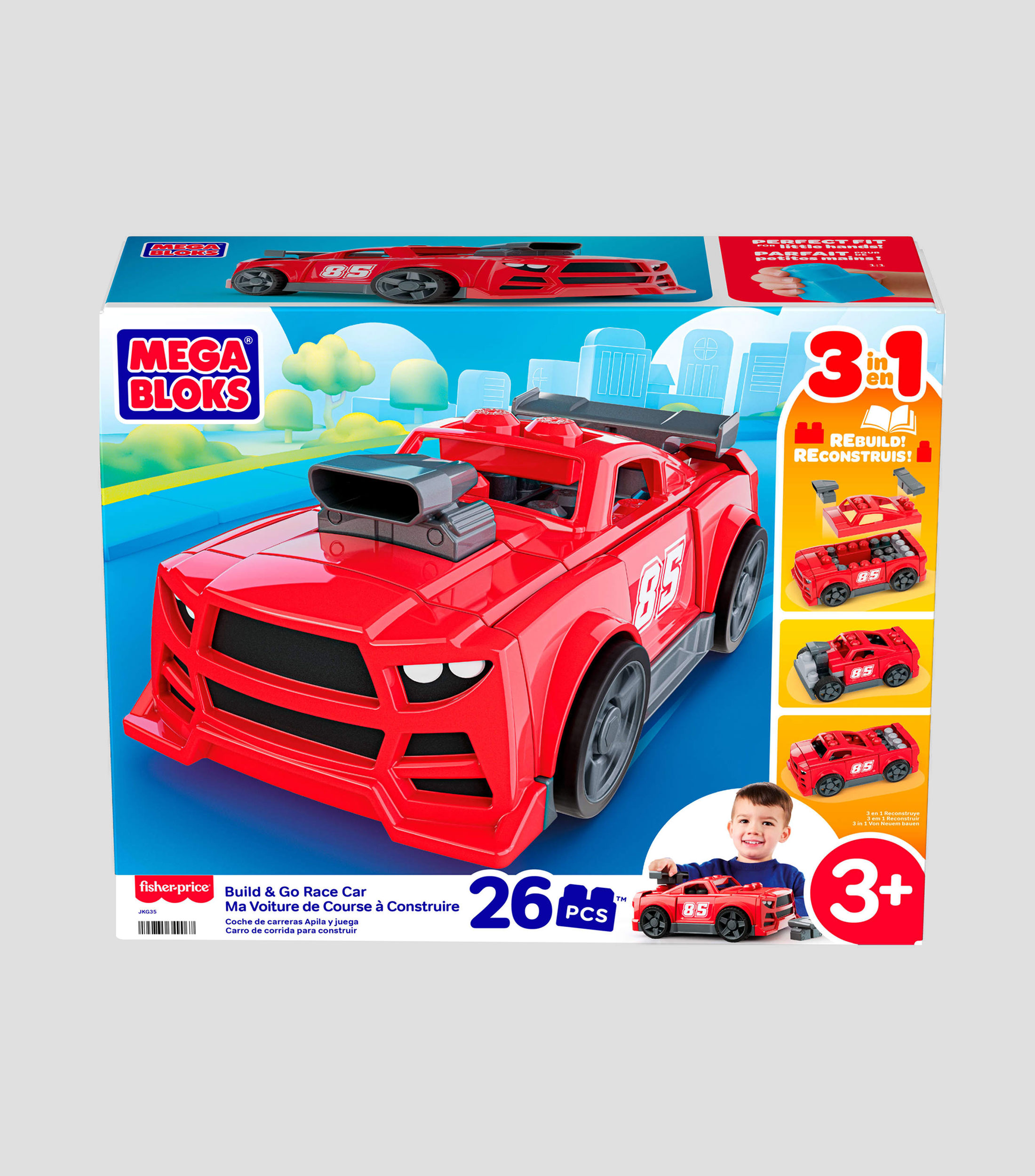 Carro de carreras Apila y Juega