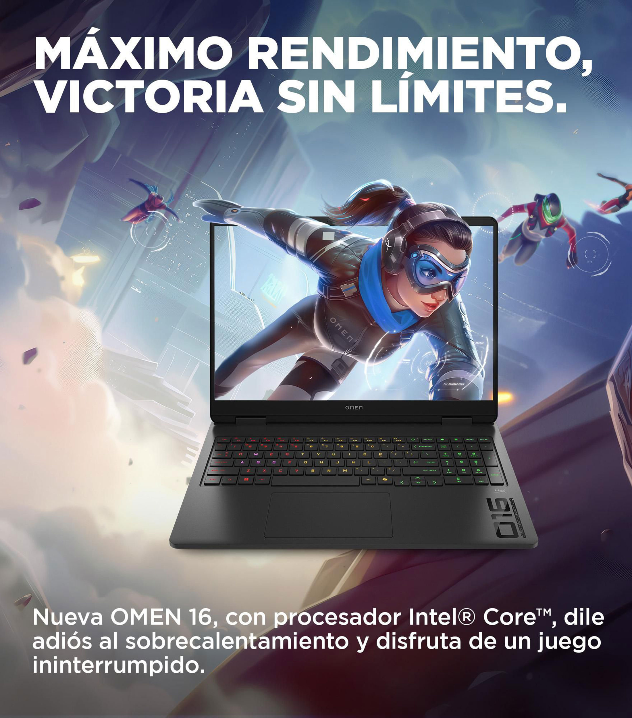 Laptop Gaming OMEN 16-am0015la, 16", NVIDIA GEFORCE RTX 5050, Intel Core i7, 16 GB RAM, 1 TB SSD