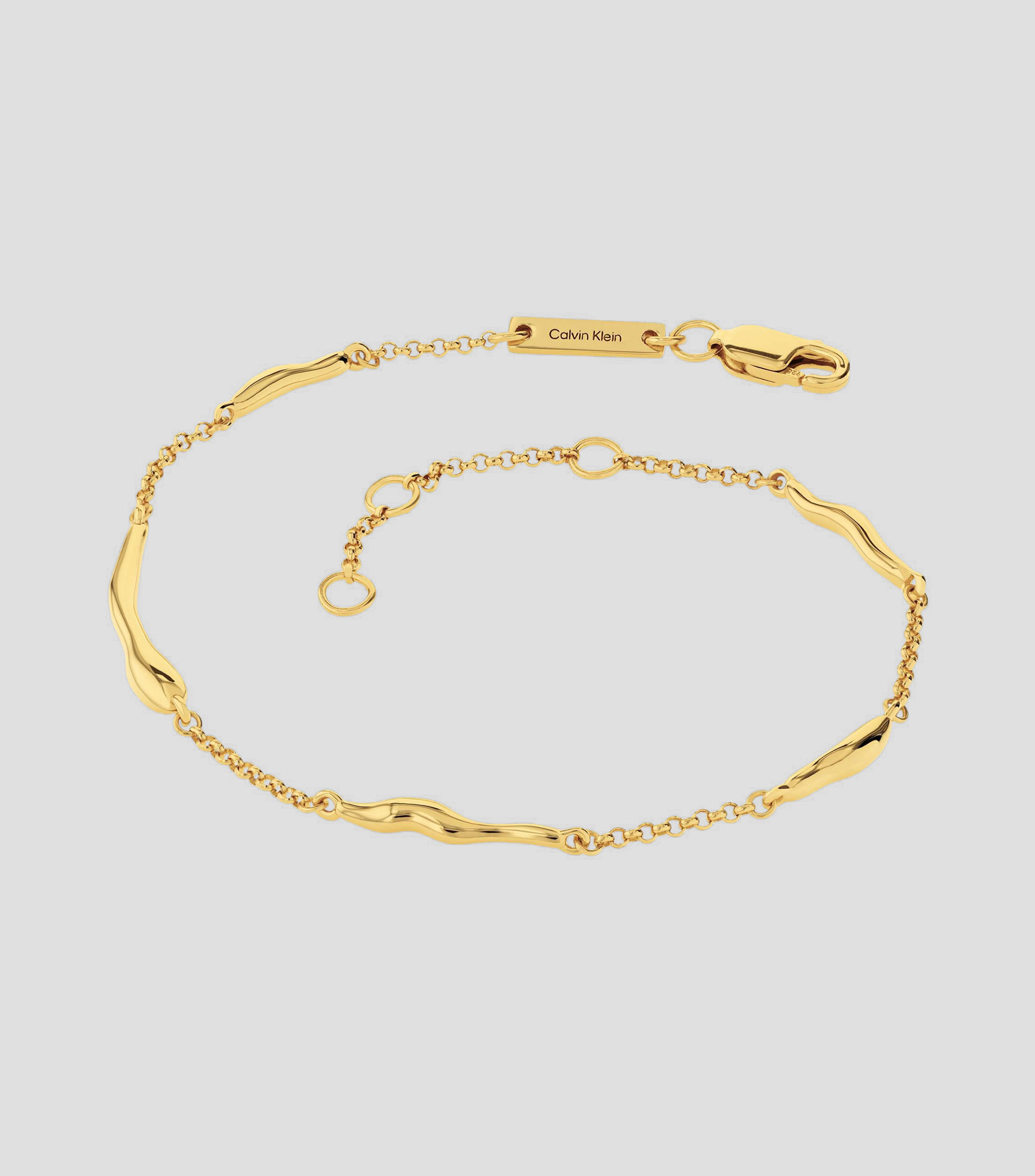 Pulsera en plata Liquid Chain Mujer
