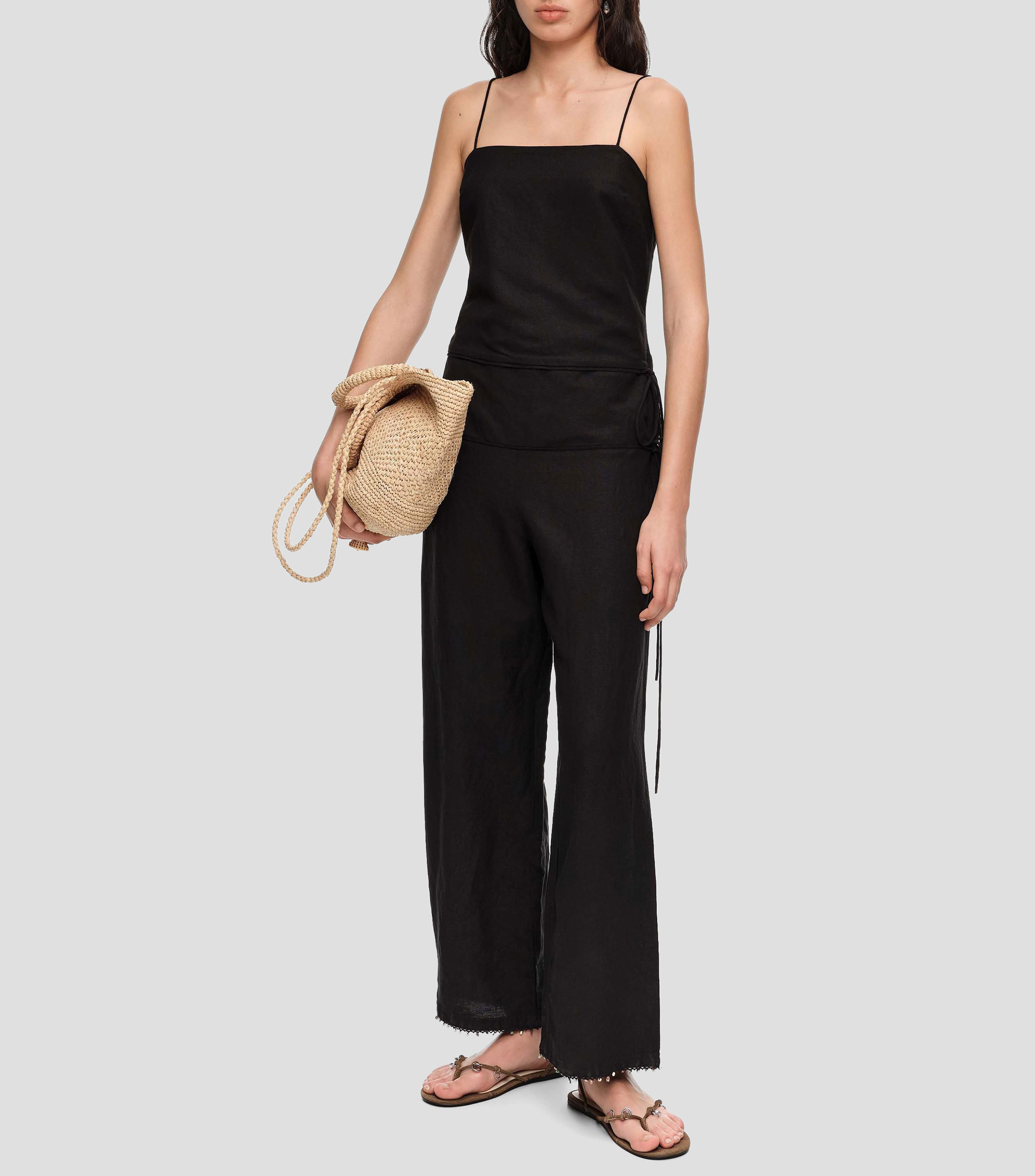 Jumpsuit de corte recto Mujer