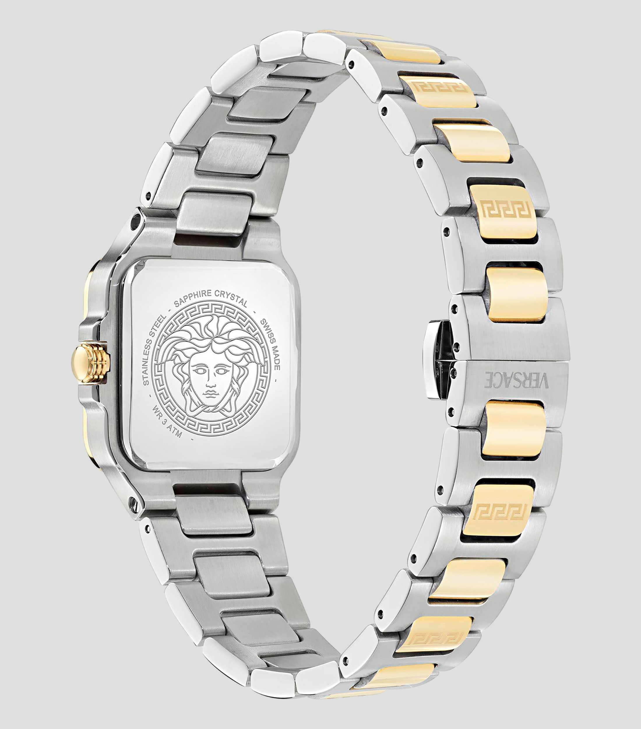 Reloj para Mujer Greca Edge de vestir Plateado, Dorado