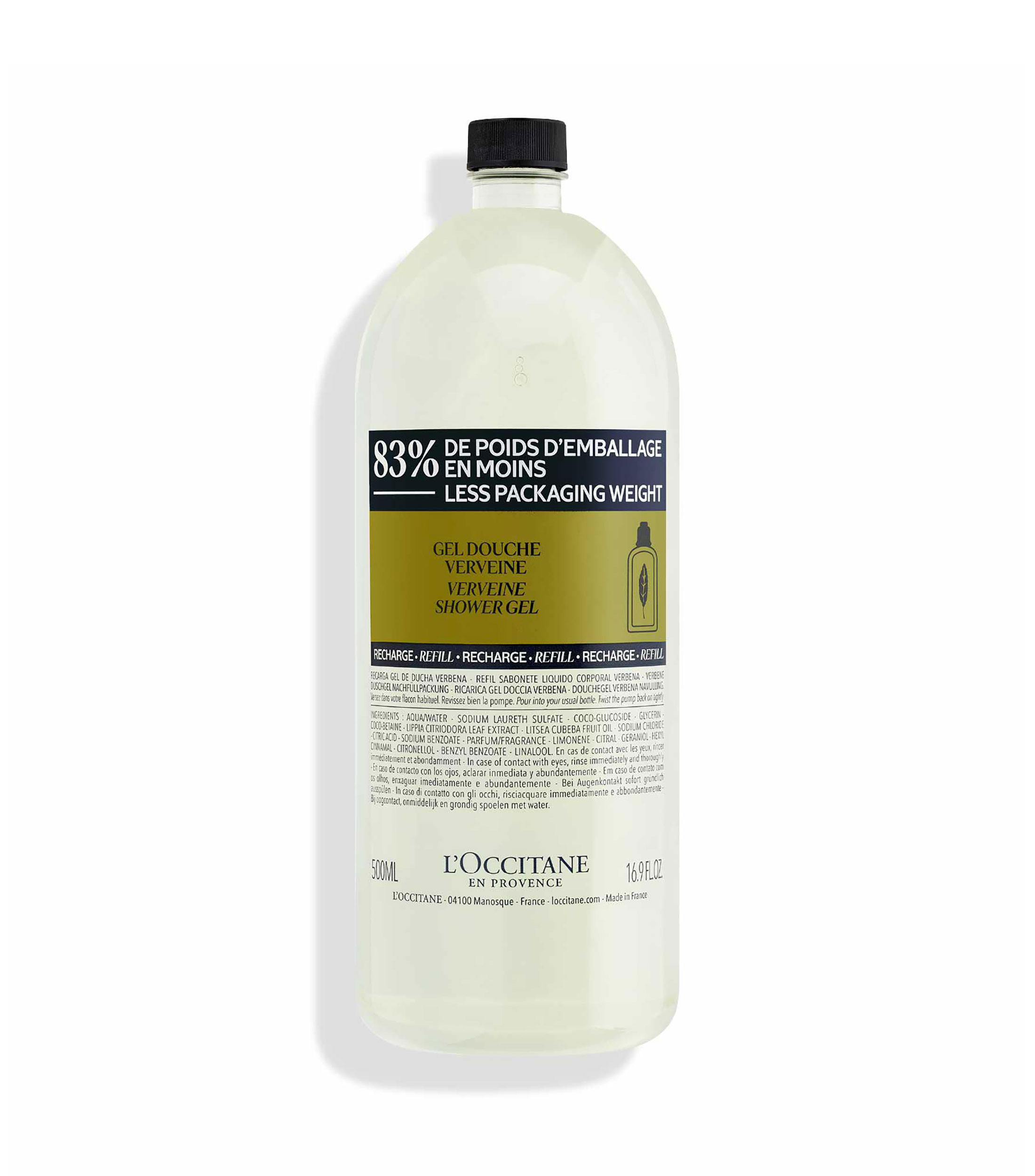 Gel de Ducha Vervena Refill, 500 ml