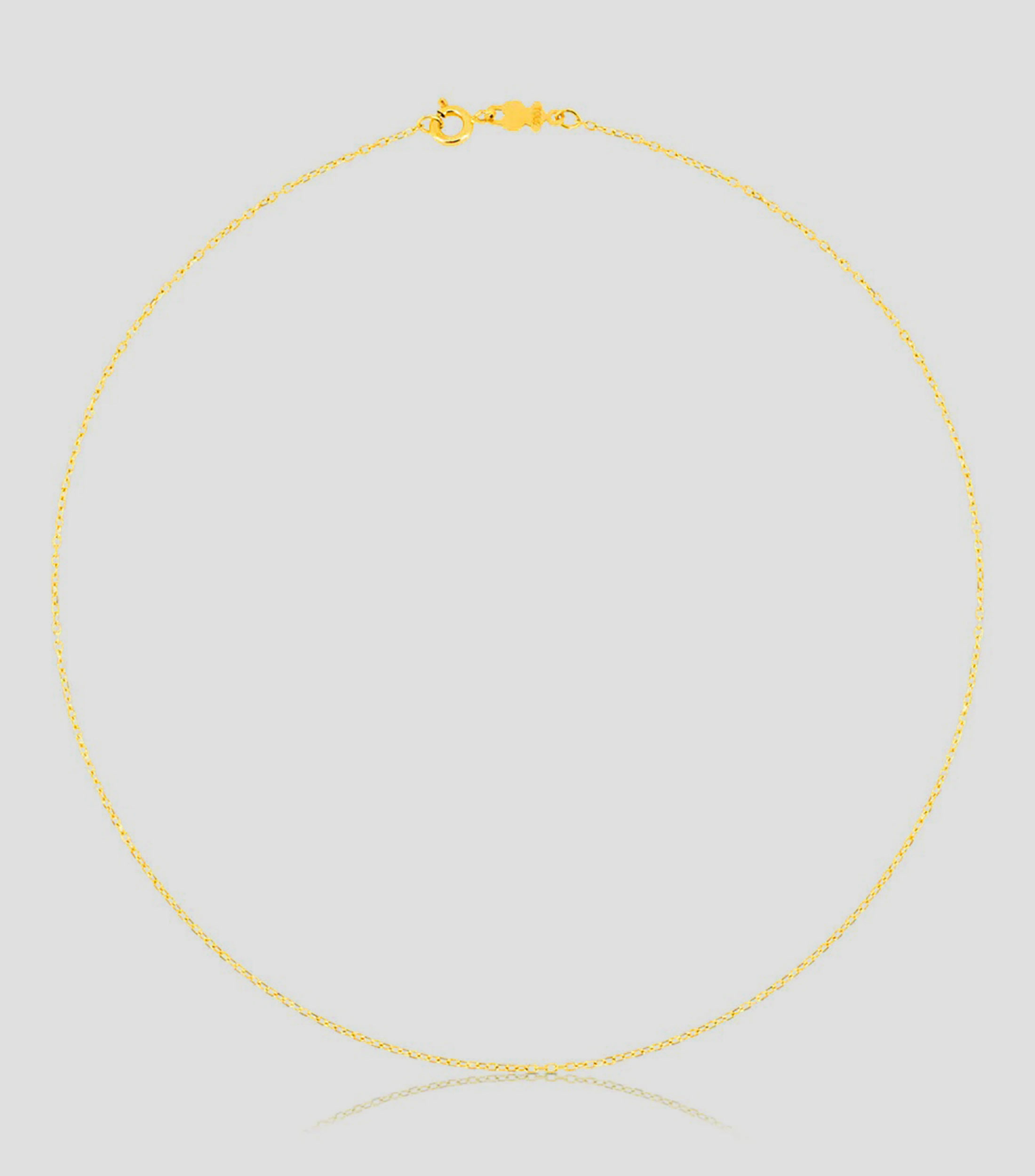 Gargantilla en oro amarillo de 18 kilates Chain Mujer