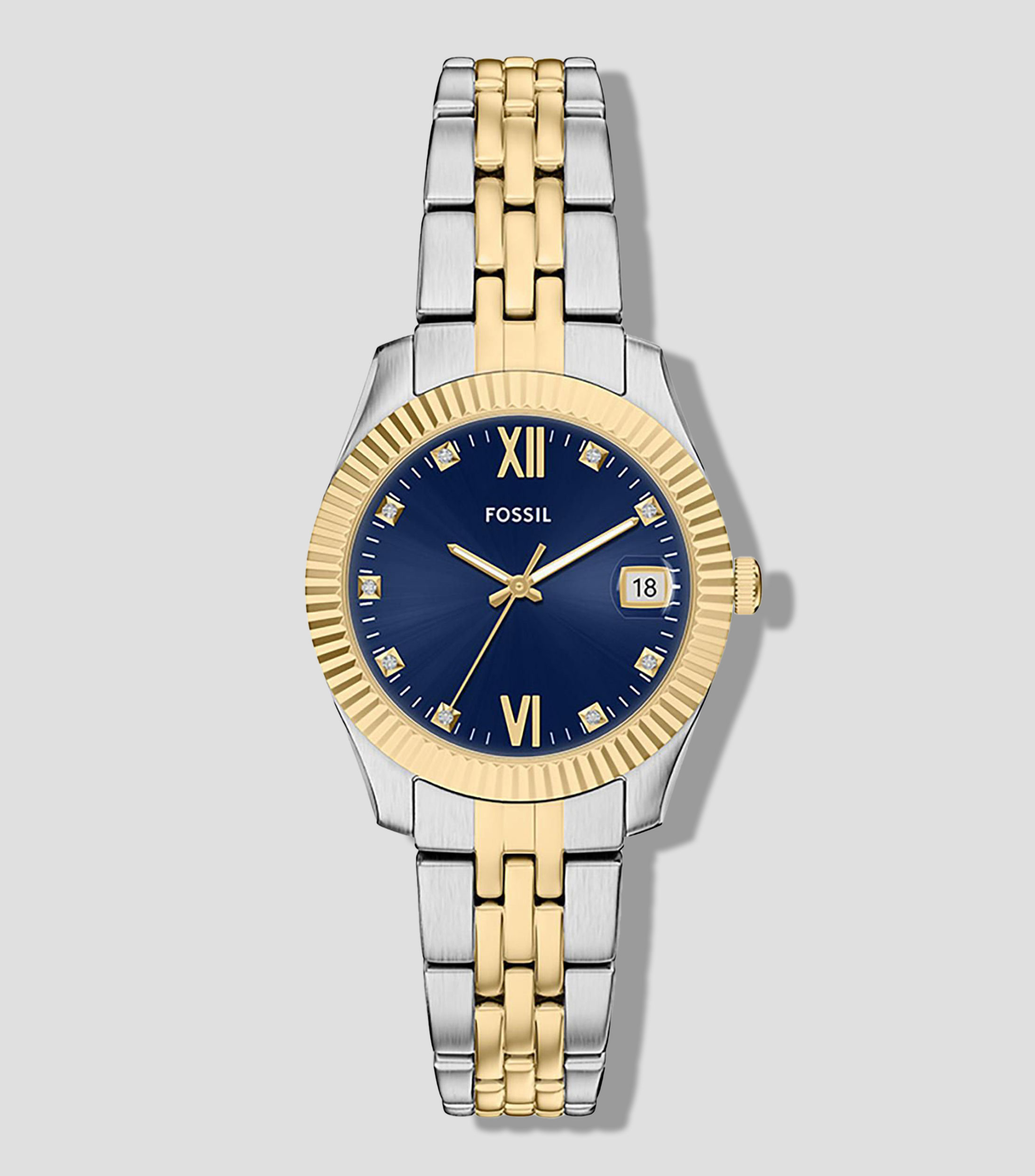 Reloj para mujer Scarlette casual plateado