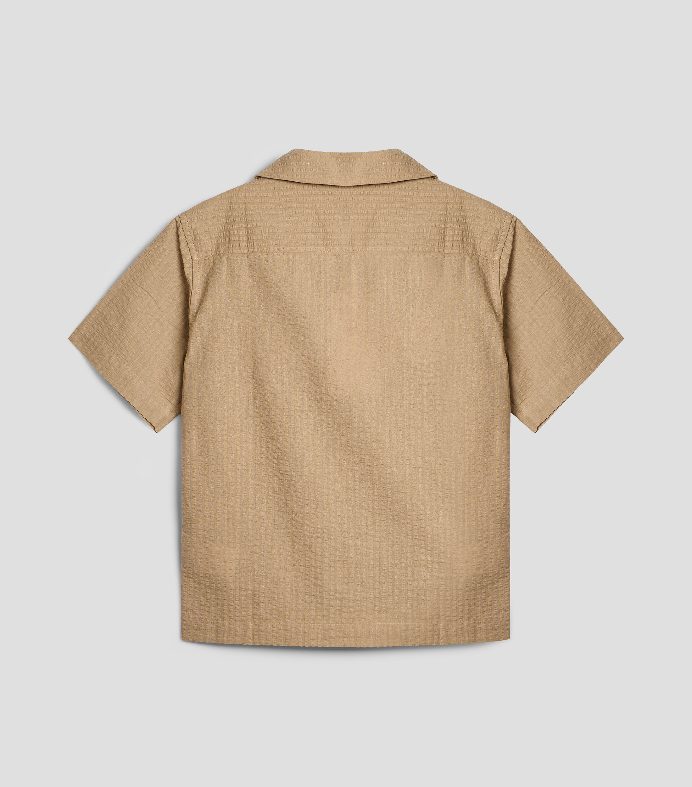 Camisa con rayas manga corta Niño