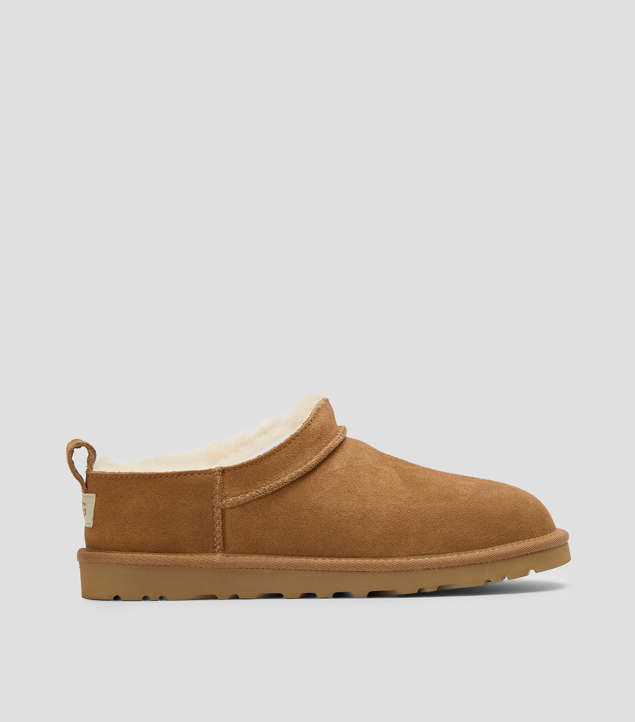 Pantuflas en piel Classic Micro Hombre