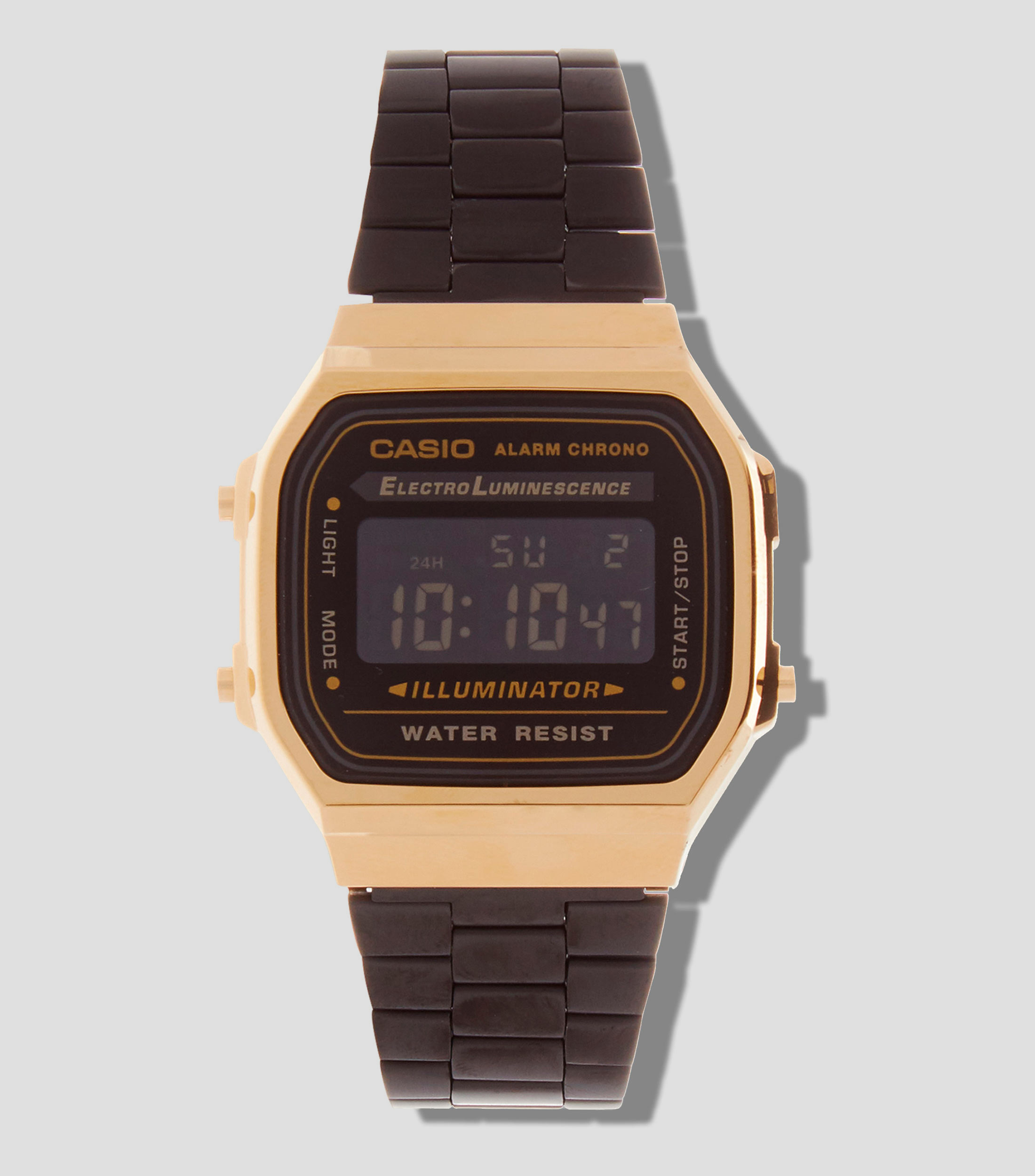 Reloj para Hombre Vintage casual, Dorado
