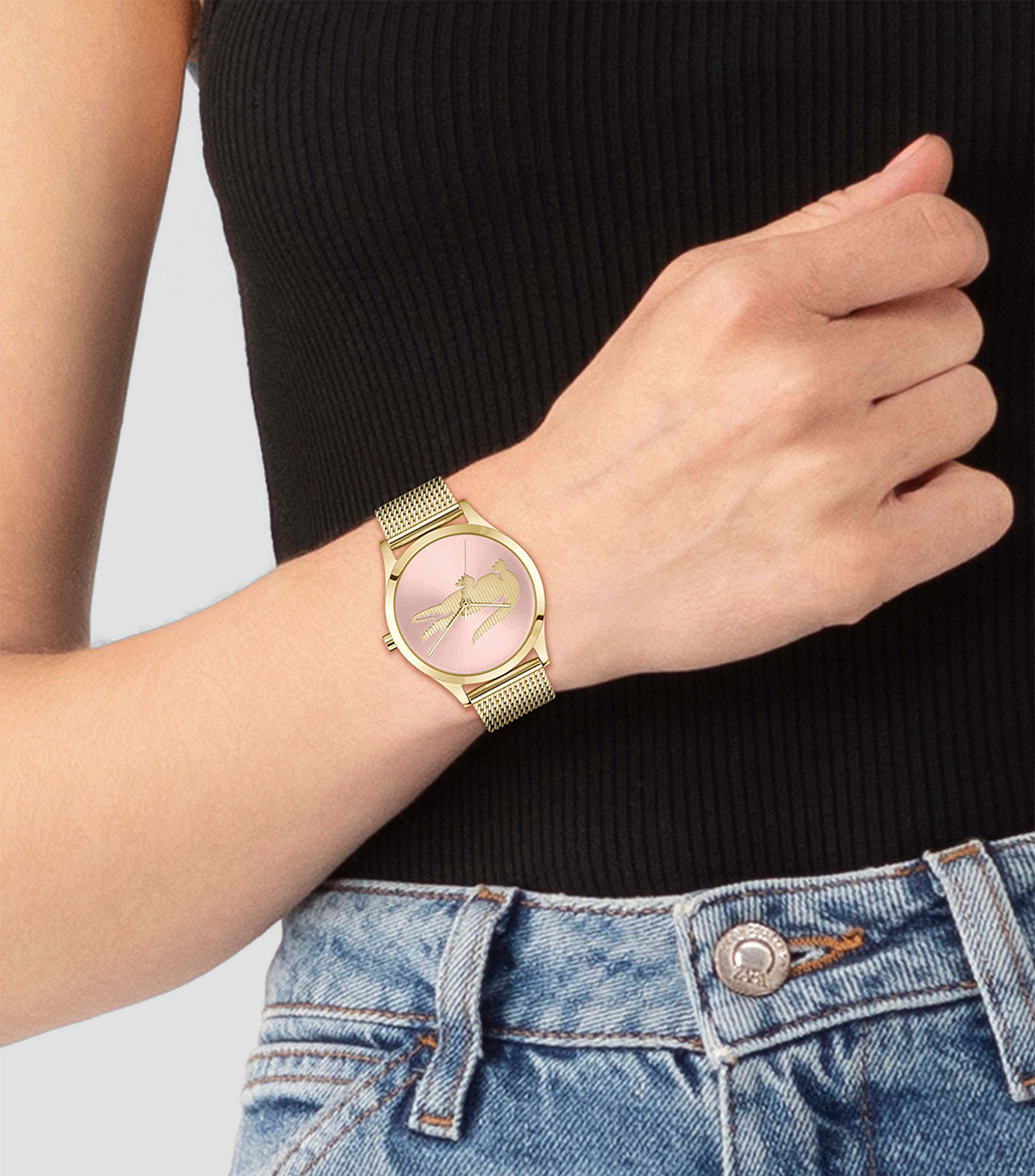 Reloj para Mujer Crocodelle Casual Dorado