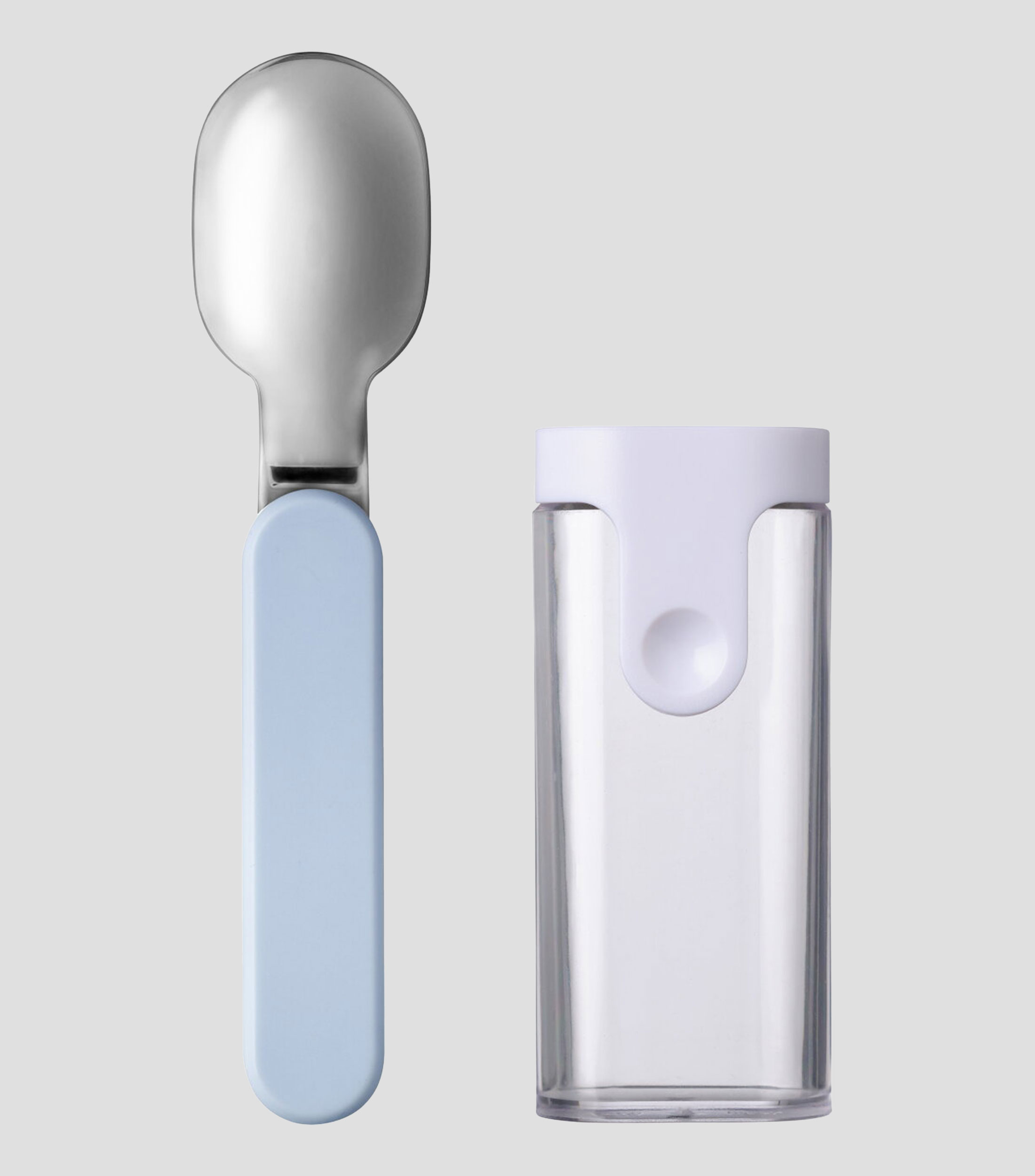 Cuchara plegable en acero inoxidable