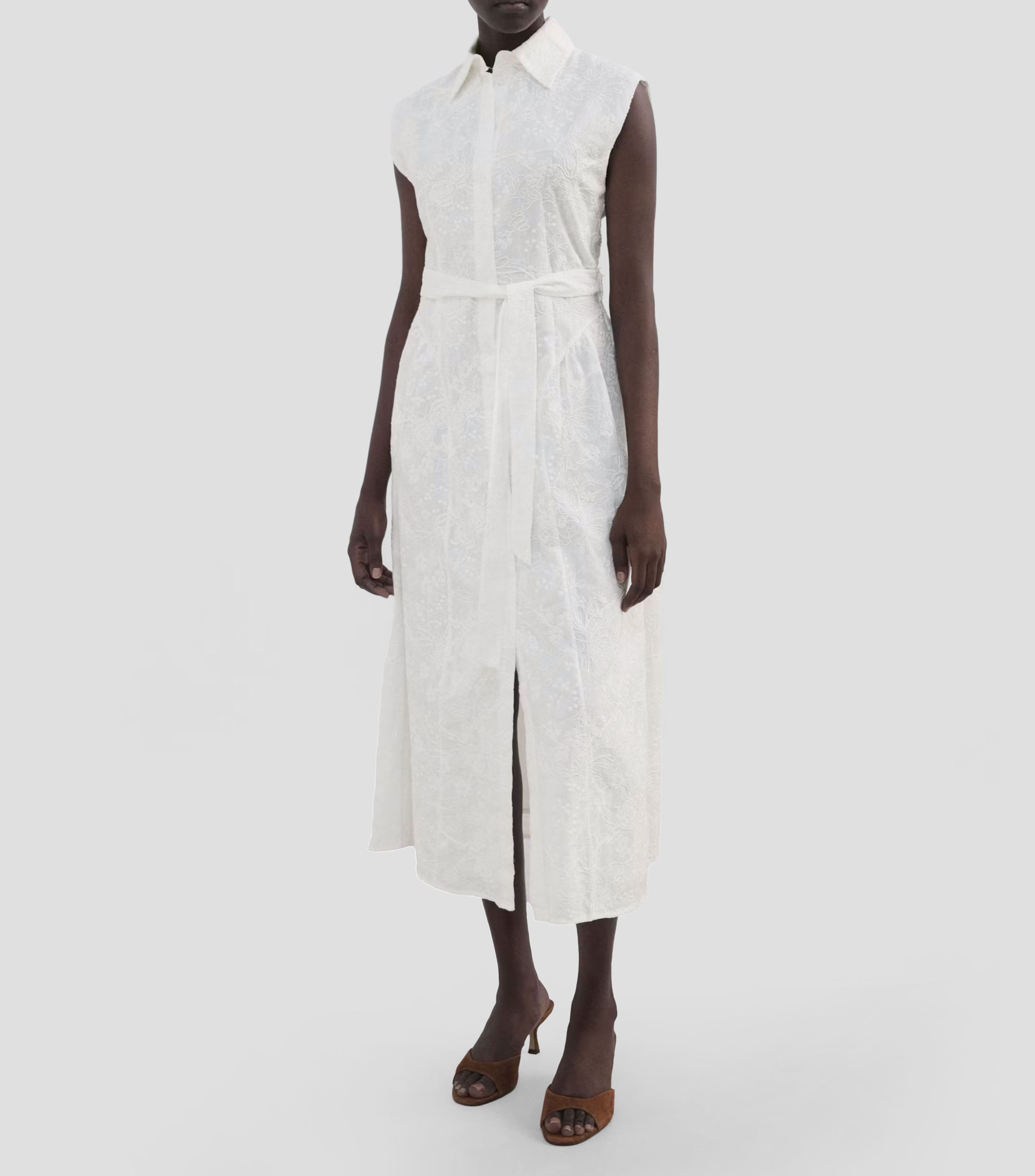 Vestido midi fantasía Mujer