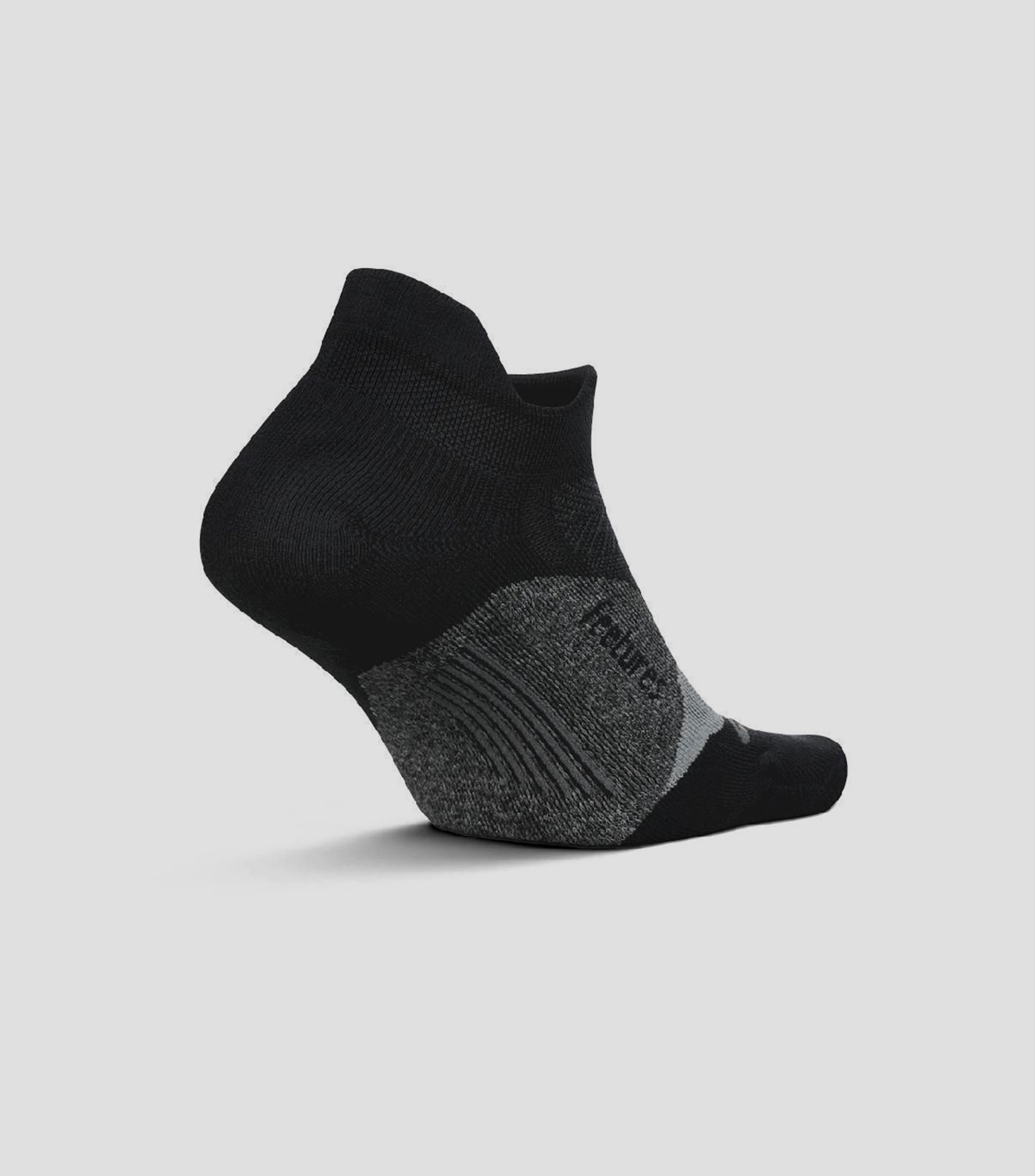 Calcetín Invisible deportivo de compresión Elite Light Cushion Negro Hombre