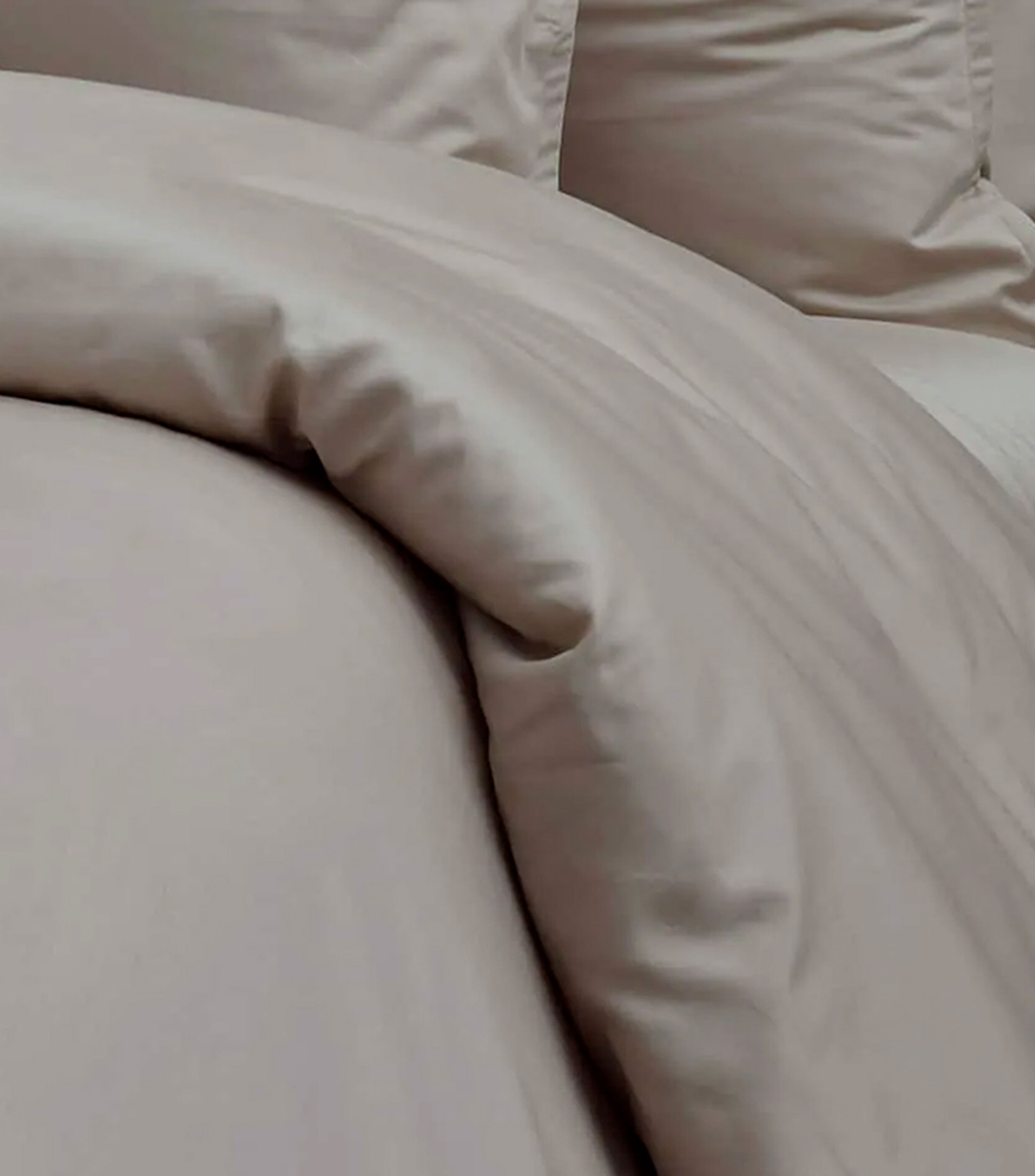 Funda para Duvet Individual Taupe Beige